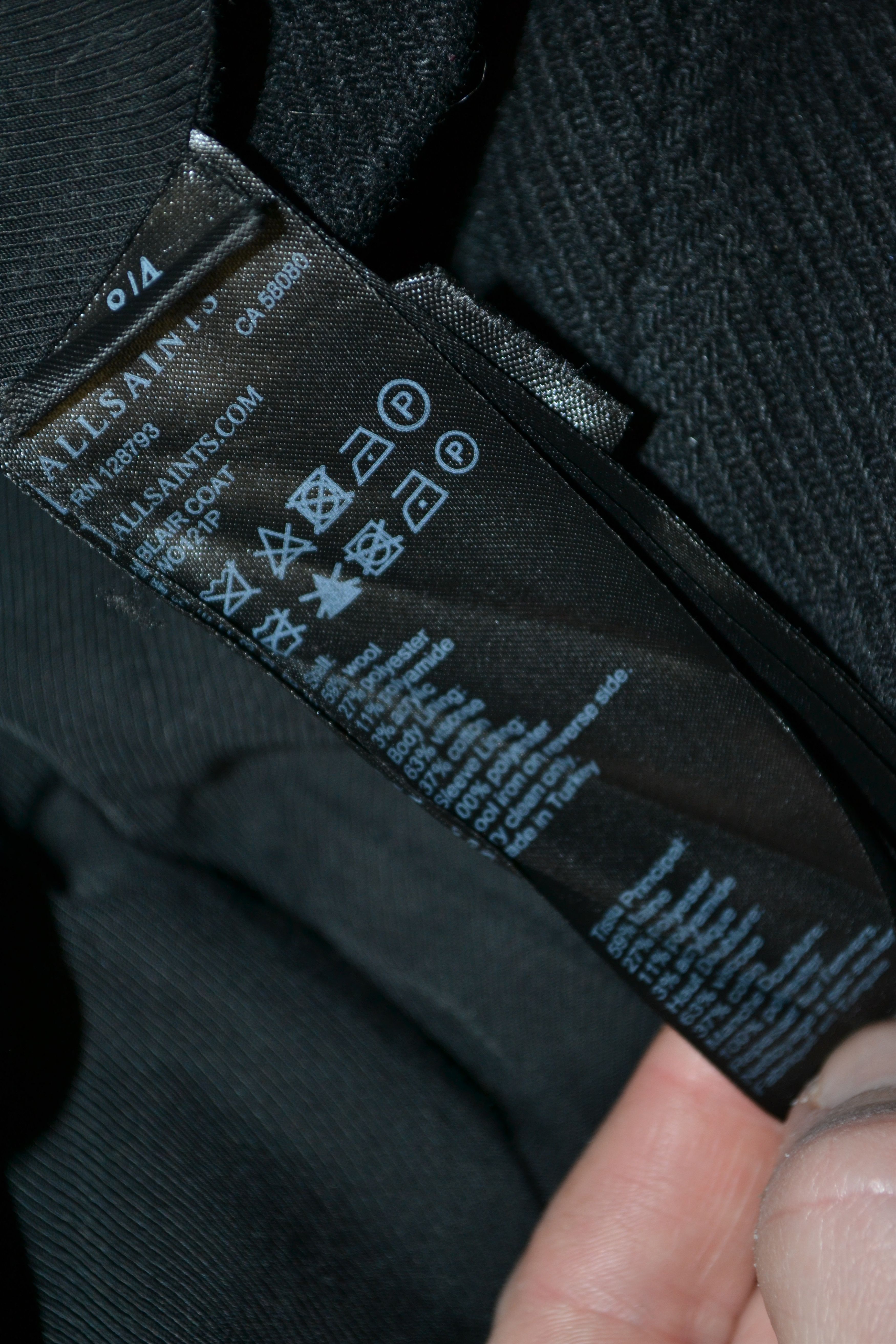 Allsaints Allsaints Wool Coat Size S / US 4 / IT 40 - 7 Thumbnail