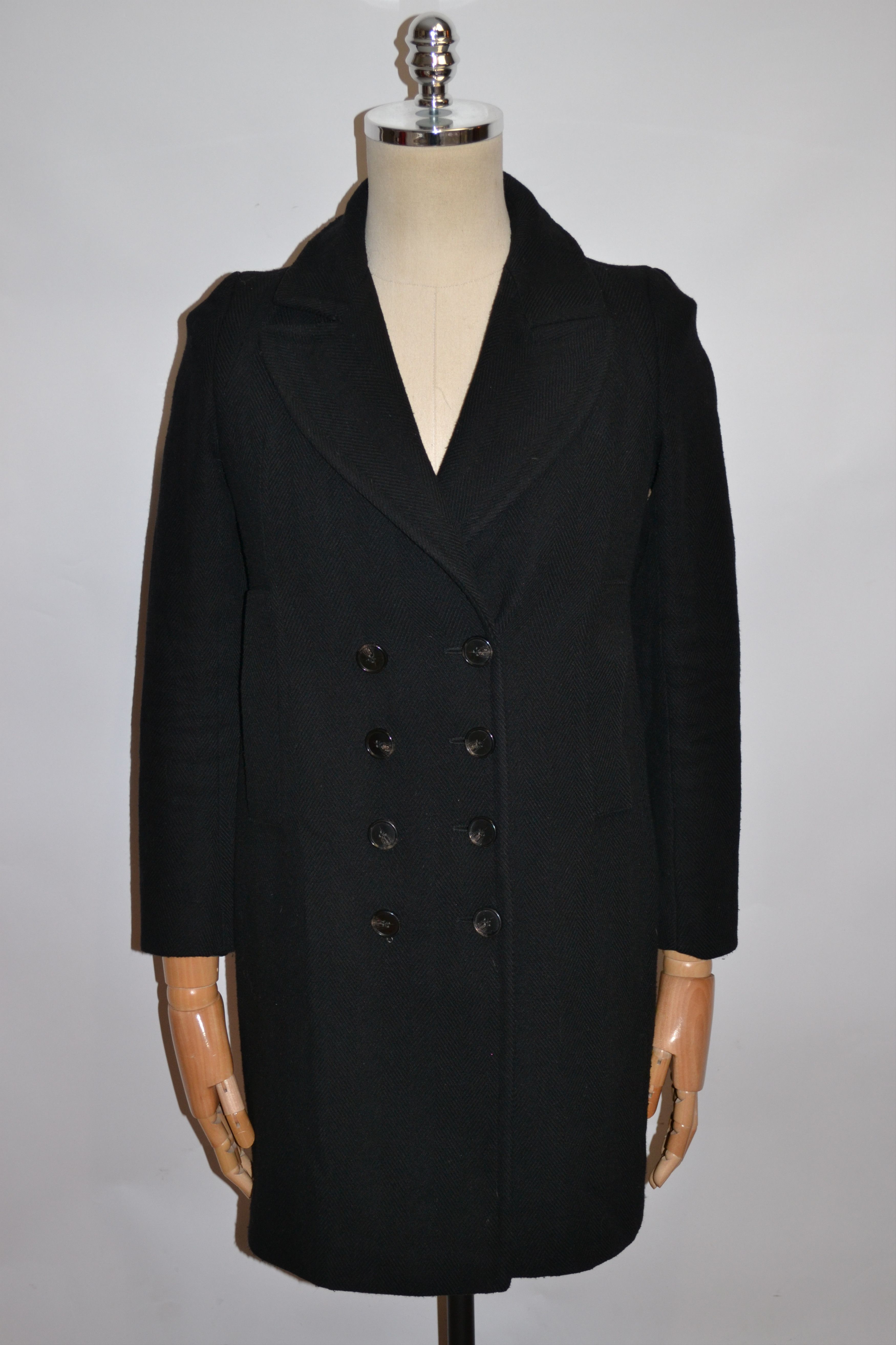 Allsaints Allsaints Wool Coat Size S / US 4 / IT 40 - 1 Thumbnail