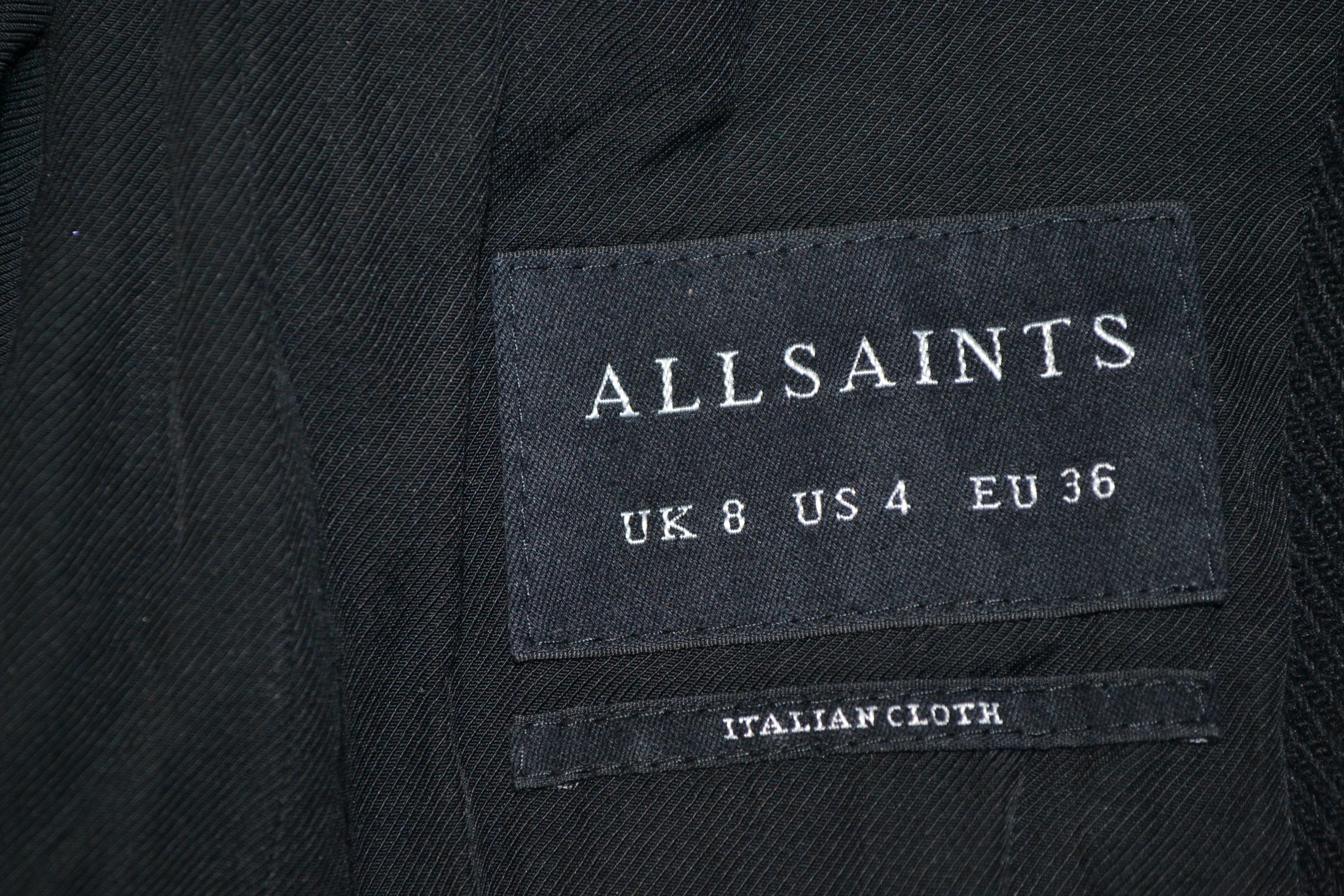 Allsaints Allsaints Wool Coat Size S / US 4 / IT 40 - 5 Thumbnail