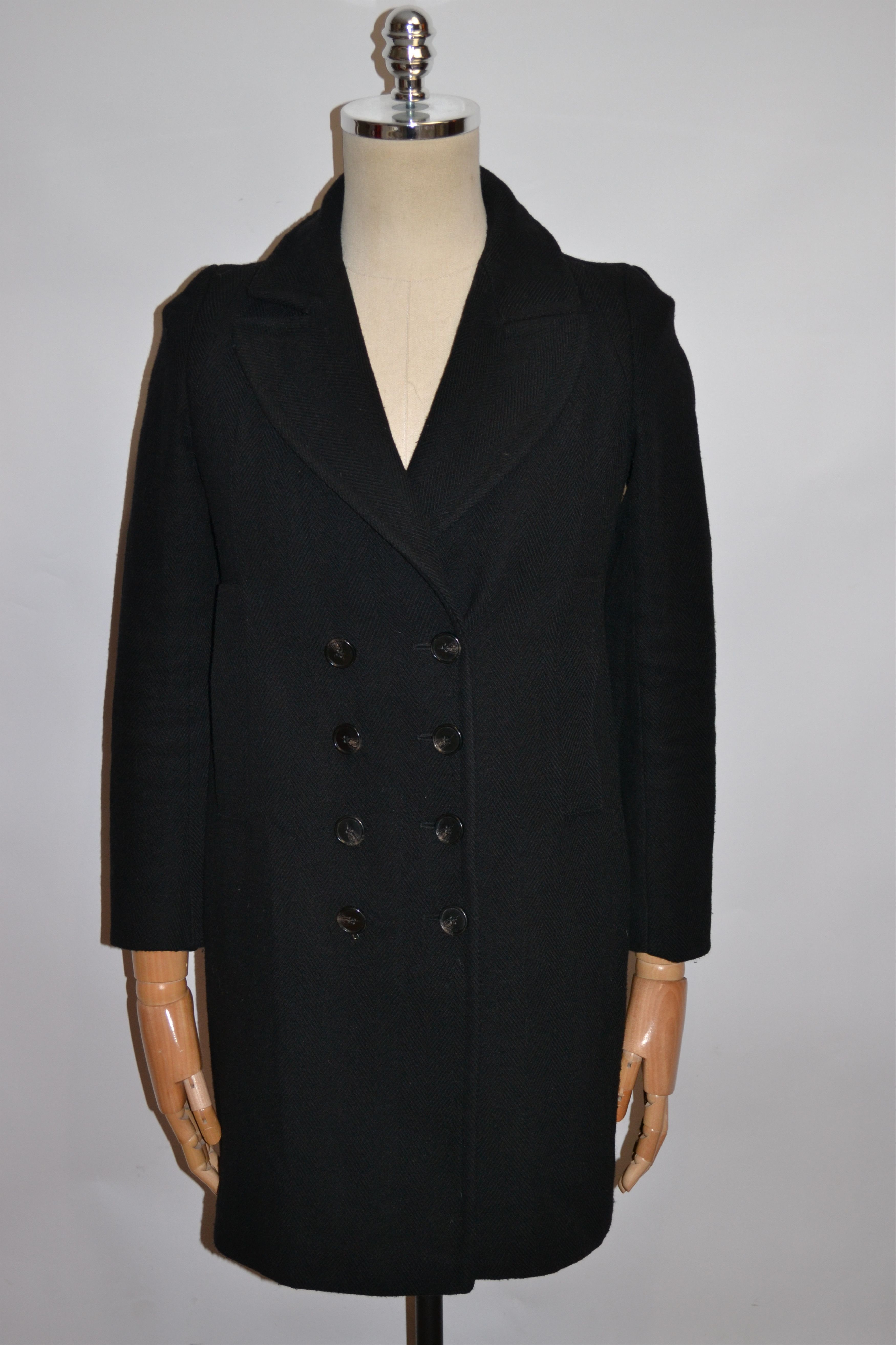 Allsaints Allsaints Wool Coat Size S / US 4 / IT 40 - 2 Thumbnail