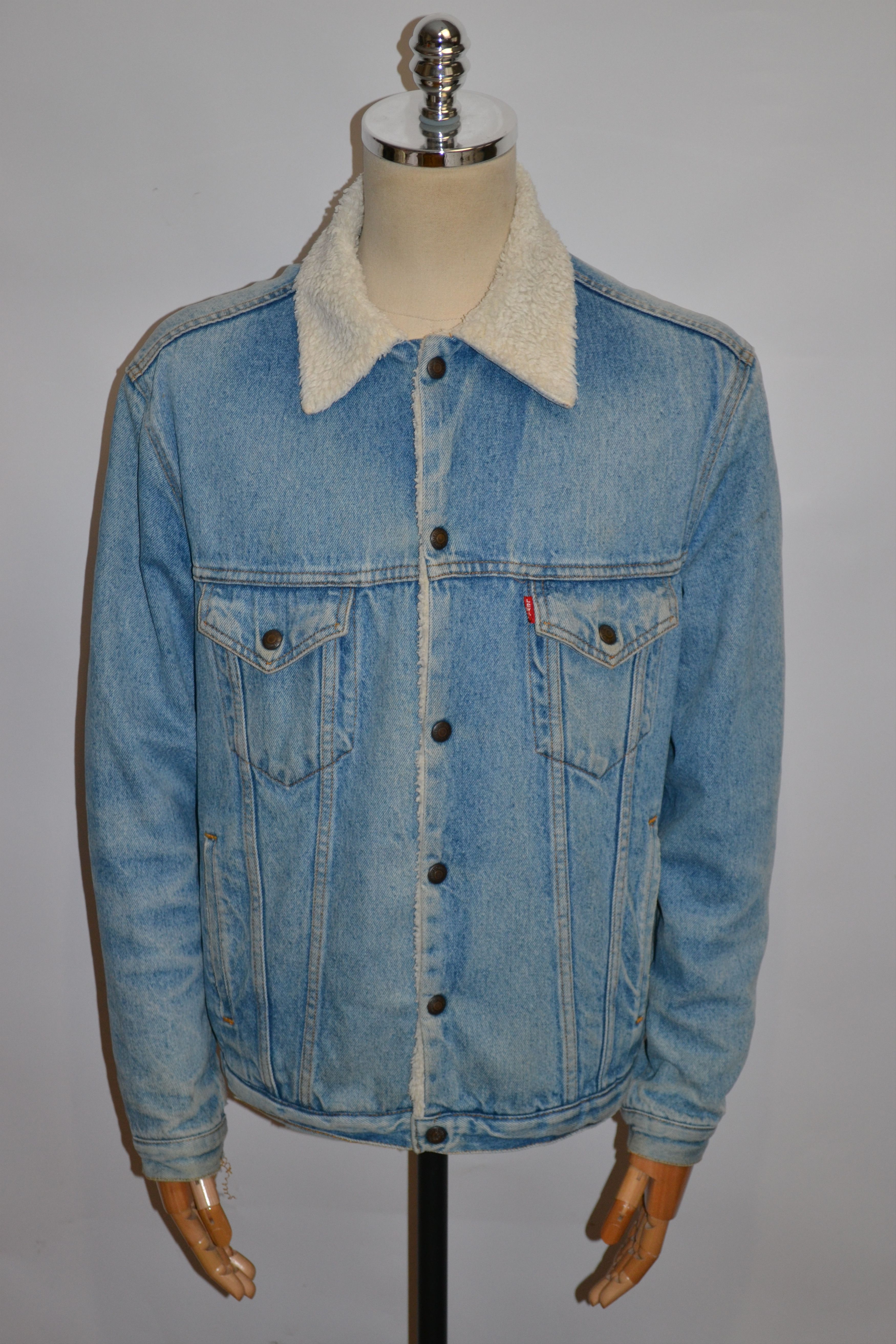 Levi's LEVI'S Sherpa Jacket Size M Size US M / EU 48-50 / 2 - 2 Thumbnail