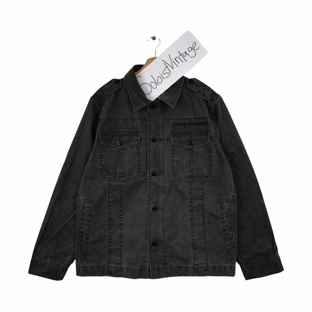 Japanese Brand ALPHASOPHY Japanese Brand Grey Jeans Jacket Size US L / EU 52-54 / 3 - 1 Thumbnail