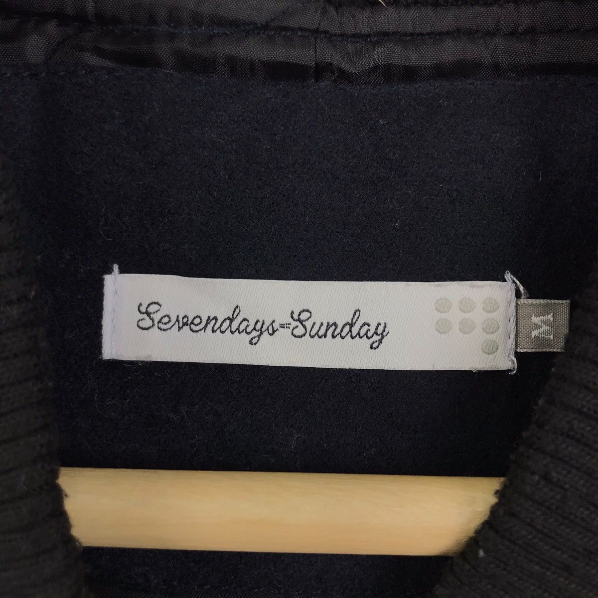 Japanese Brand SEVENDAYS SUNDAY Japanese Brand Leather Varsity Jacket Size US M / EU 48-50 / 2 - 4 Thumbnail