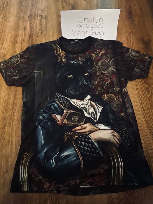 dolce gabbana panther t shirt