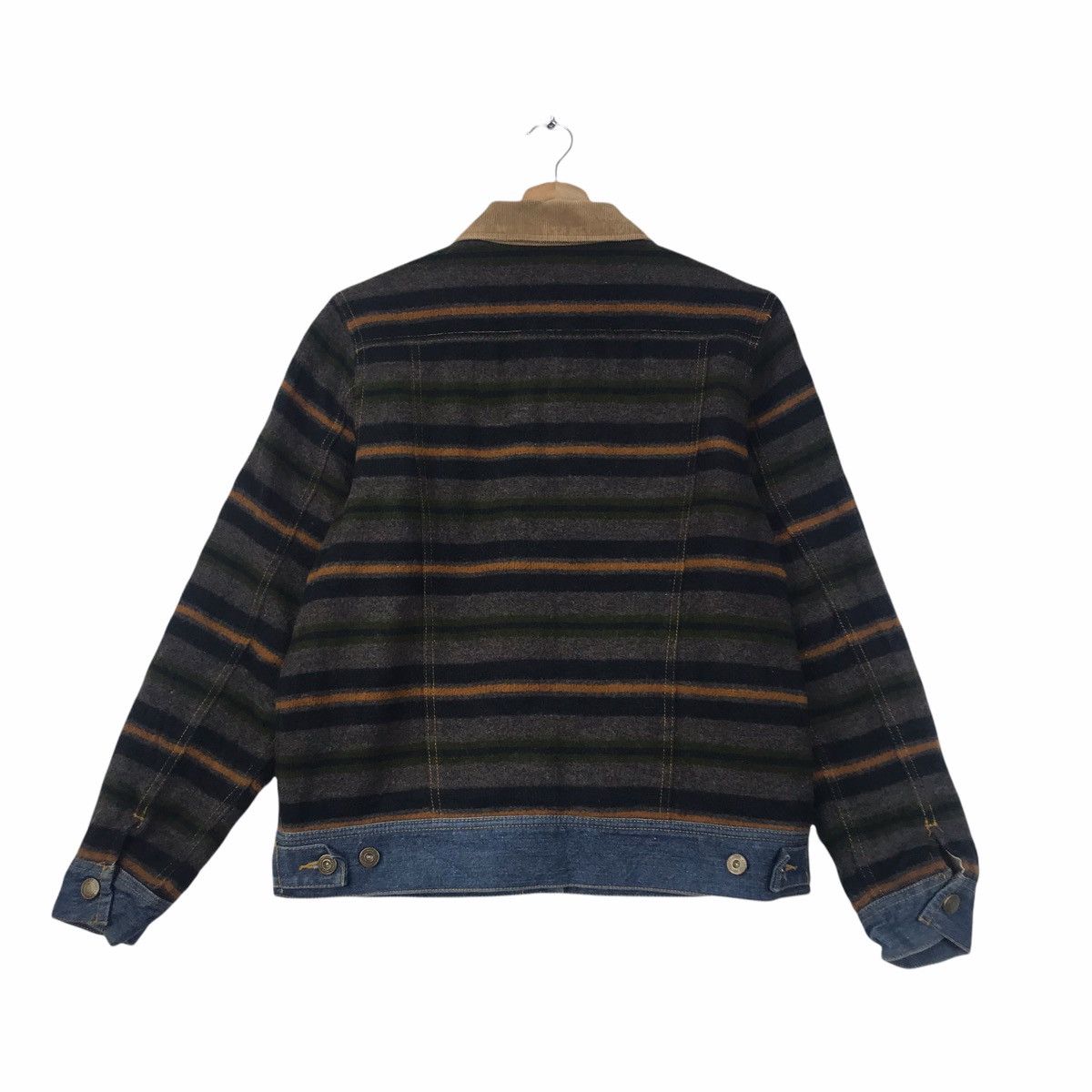 Vintage NECESA Ne Ce Sa Navajo Japanese Brand Wool Jean Jacket Size US M / EU 48-50 / 2 - 2 Thumbnail