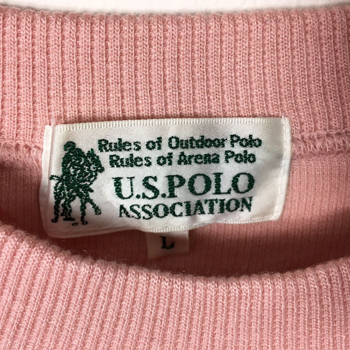 U.S. Polo Assn. U.S POLO ASSOCIATION Big Embroidered Pink Sweatshirt Size US L / EU 52-54 / 3 - 3 Thumbnail