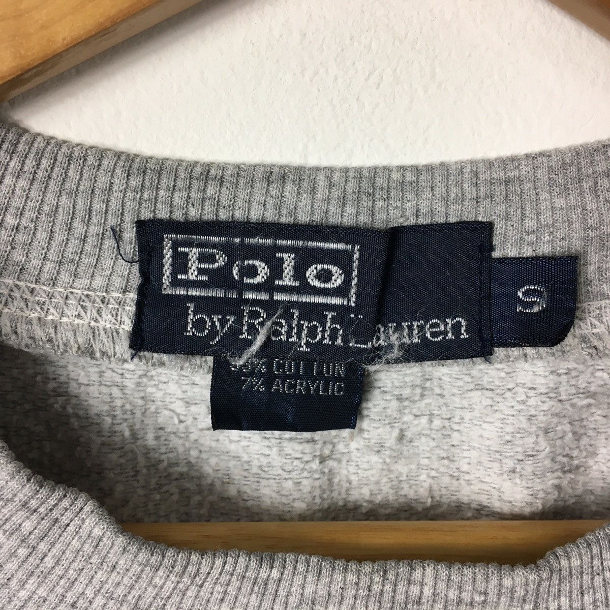 Polo Ralph Lauren POLO By RALPH LAUREN Small Pony Crewneck Grey Sweatshirt Size US S / EU 44-46 / 1 - 3 Thumbnail