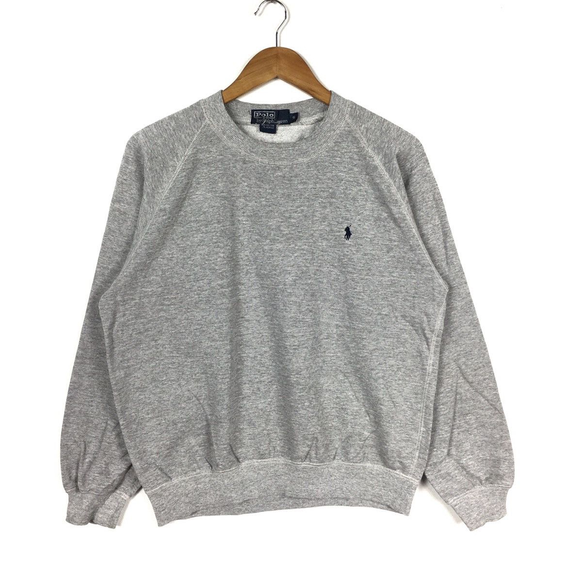 Polo Ralph Lauren POLO By RALPH LAUREN Small Pony Crewneck Grey Sweatshirt Size US S / EU 44-46 / 1 - 1 Thumbnail