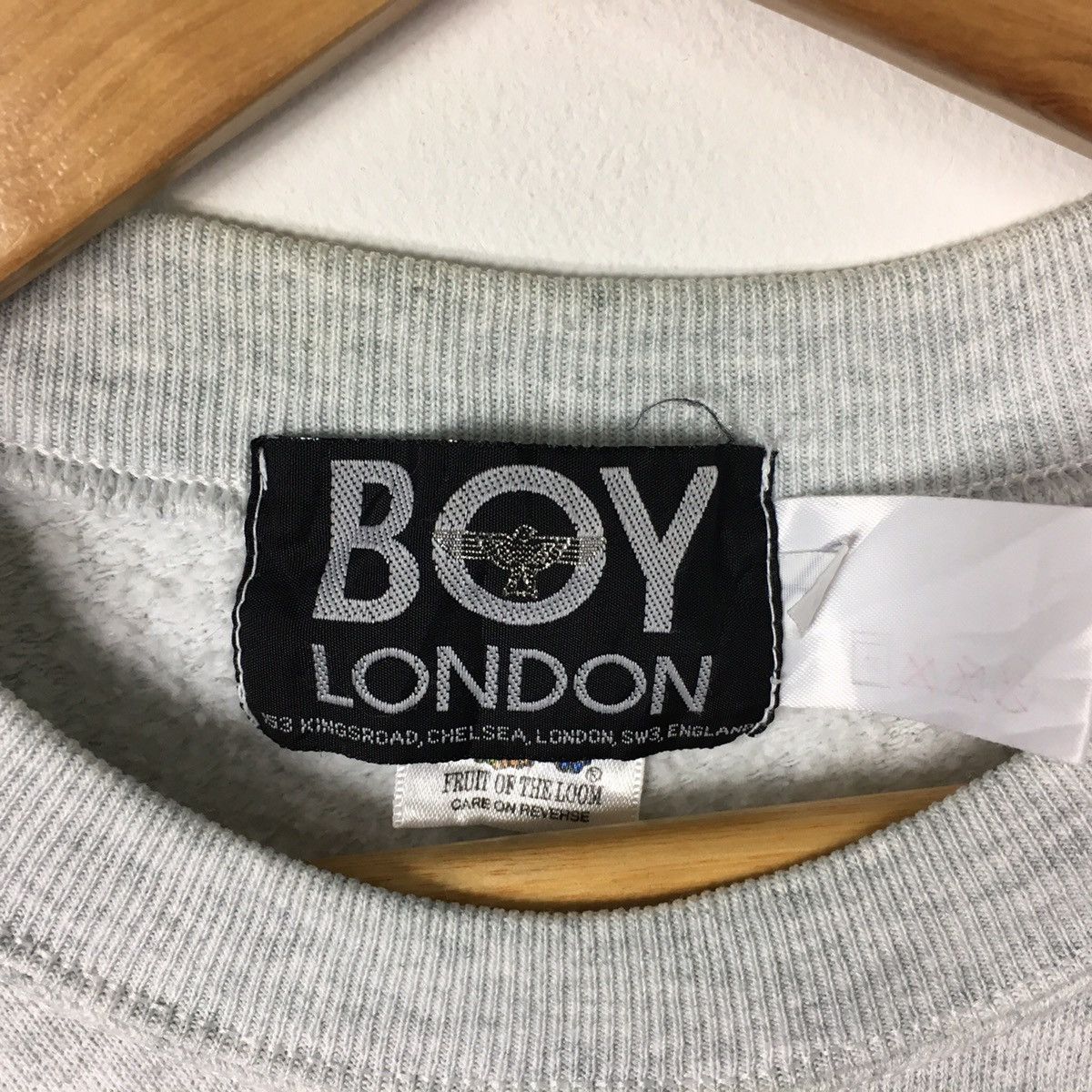 Boy London Vintage 90s BOY LONDON A Sharp Of Beauty USA International Size US L / EU 52-54 / 3 - 3 Thumbnail