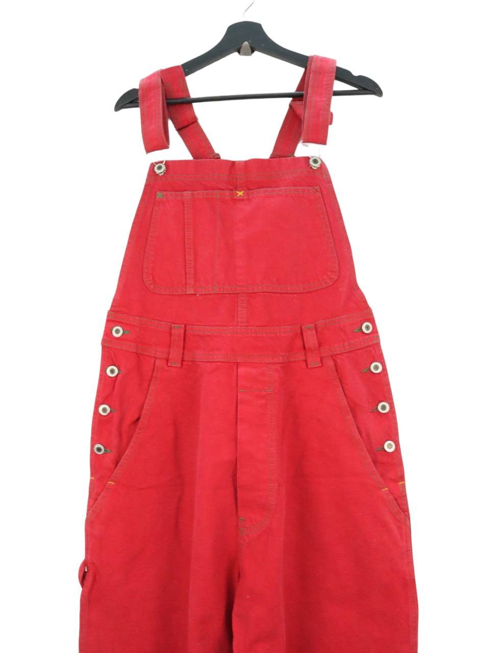 Cross Colours Color Block Denim Overall – Dolls Kill