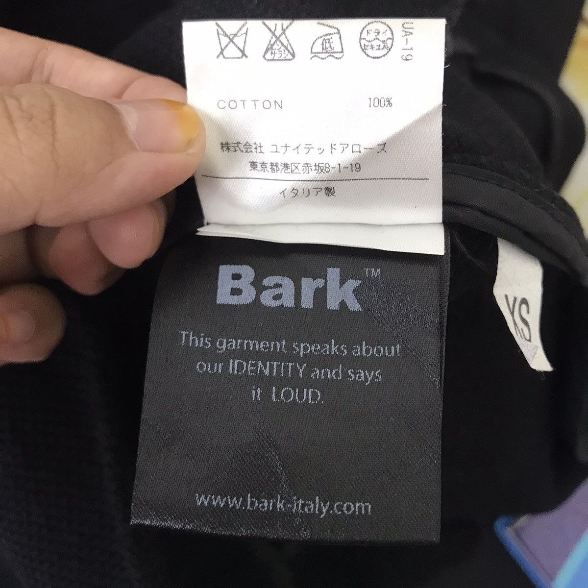 Vintage BARK ITALY Designer Brand Black Coat Jacket Size US XS / EU 42 / 0 - 6 Thumbnail