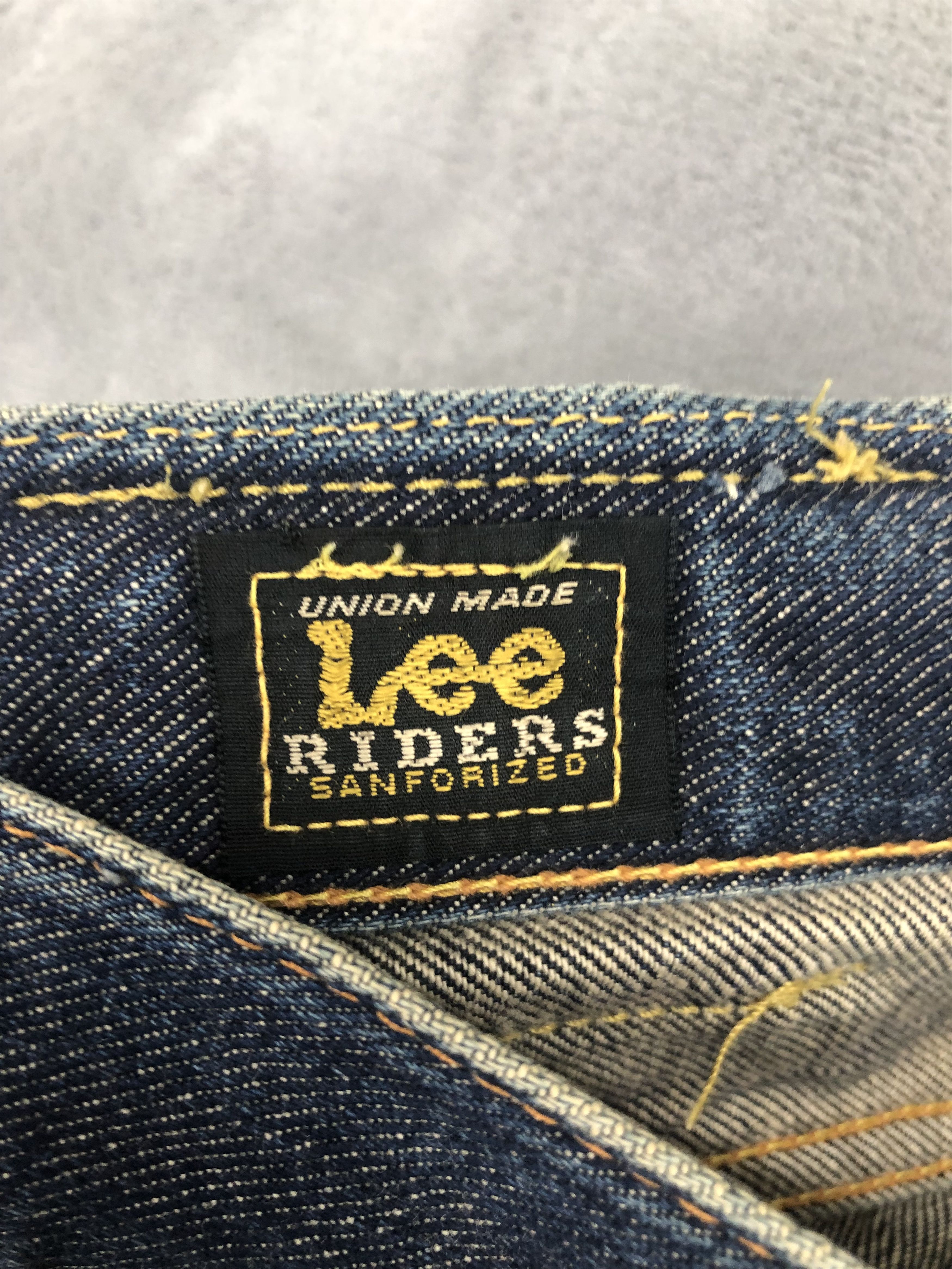 Jean × Lee × Vintage Vintage Lee Distressed Denim Jeans 32x32 Size US 32 / EU 48 - 8 Thumbnail