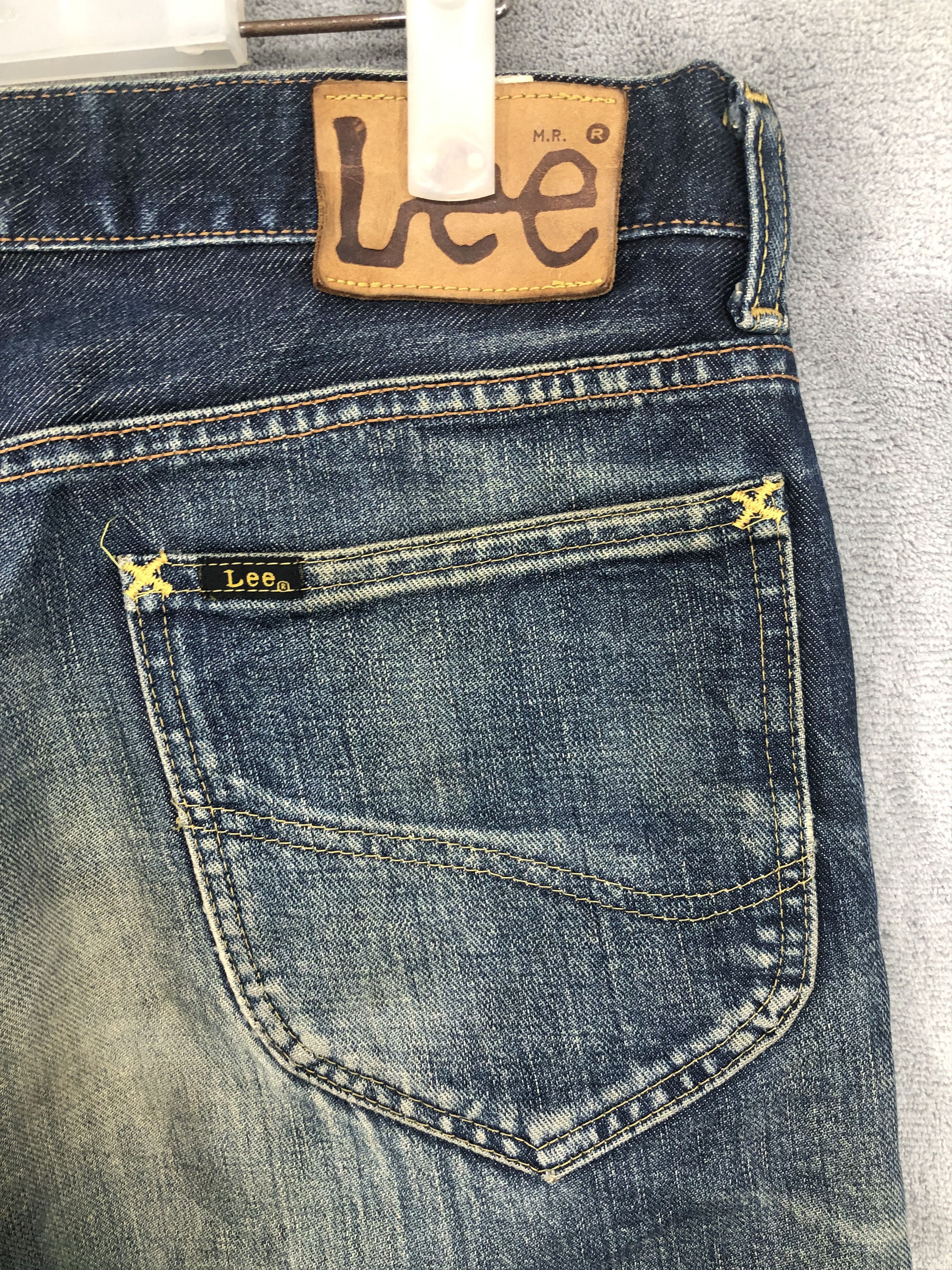 Jean × Lee × Vintage Vintage Lee Distressed Denim Jeans 32x32 Size US 32 / EU 48 - 6 Thumbnail