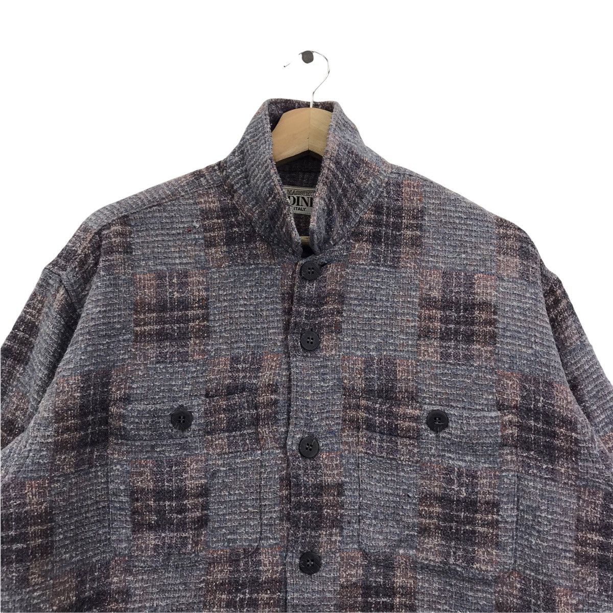 Vintage MASSIMO DINI ITALY Brand Design Wool Coat Jacket Size US M / EU 48-50 / 2 - 2 Thumbnail