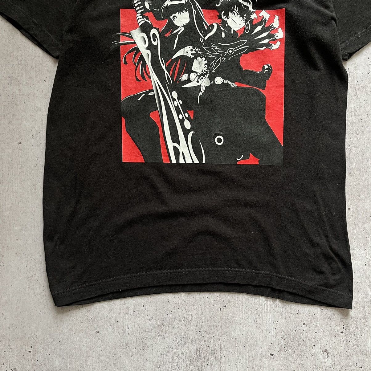 Anime Twin star exorcist anime black tee (soul eater one piece) Size US L / EU 52-54 / 3 - 4 Thumbnail