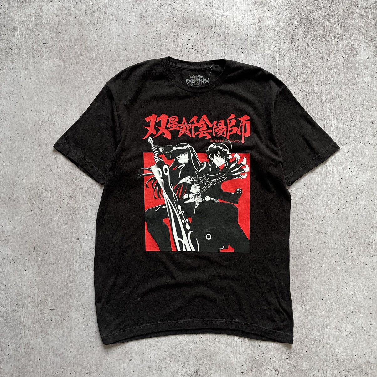 Anime Twin star exorcist anime black tee (soul eater one piece) Size US L / EU 52-54 / 3 - 1 Thumbnail