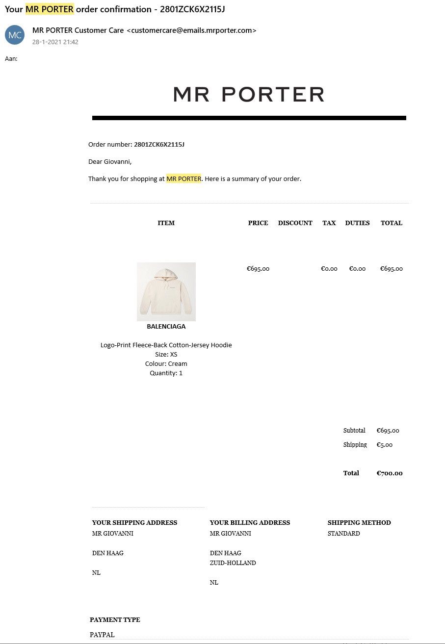 Balenciaga Balenciaga Logo Hoodie Regular Fit in Cream Size US XS / EU 42 / 0 - 10 Thumbnail