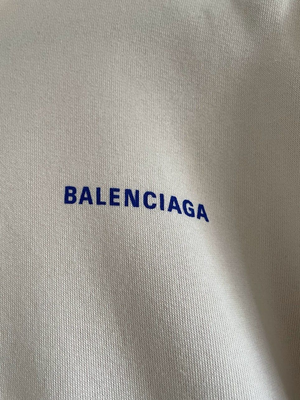 Balenciaga Balenciaga Logo Hoodie Regular Fit in Cream Size US XS / EU 42 / 0 - 4 Thumbnail