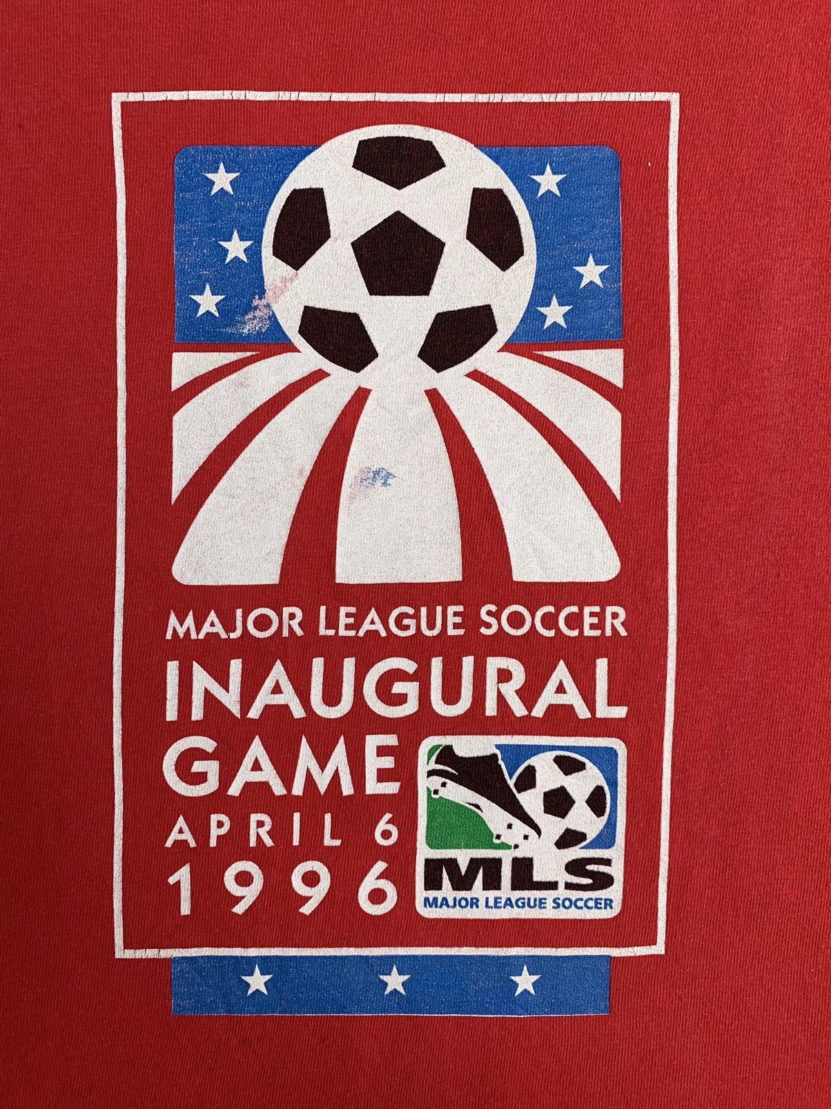 Other Vintage 1996s Nike MLS Tee Made in USA Size US XL / EU 56 / 4 - 4 Thumbnail