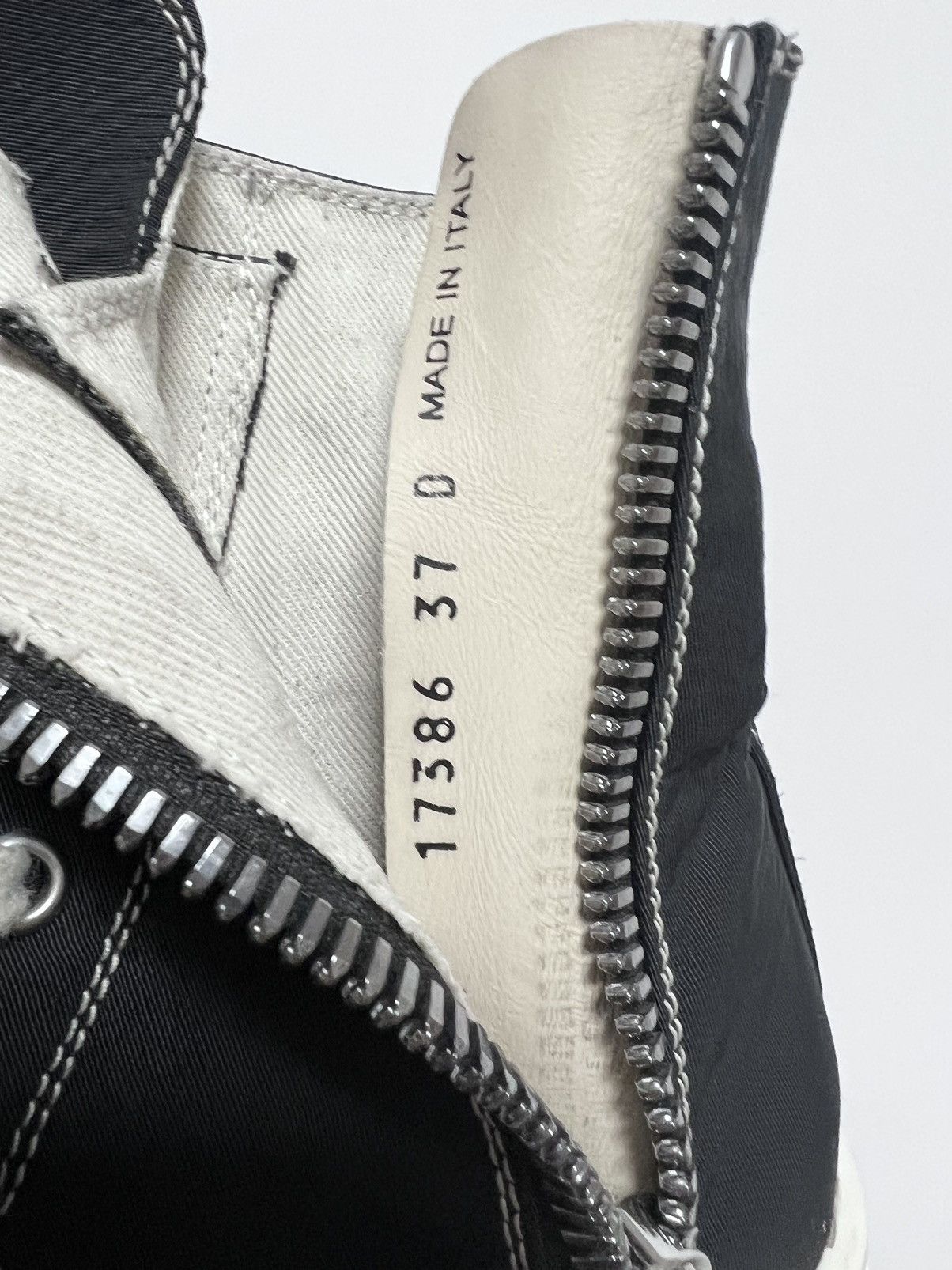 Rick Owens Drkshdw Rick owens drkshdw ss19 ramones high top sneakers Size US 7 / IT 37 - 10 Thumbnail