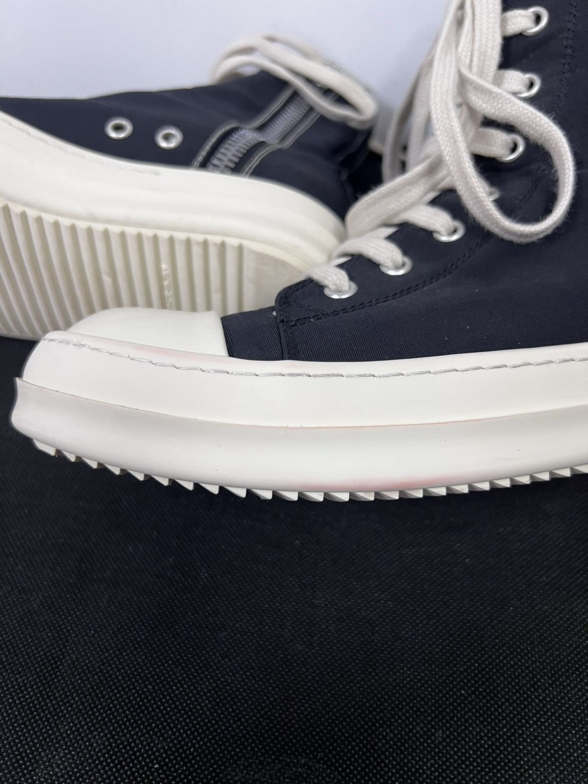 Rick Owens Drkshdw Rick owens drkshdw ss19 ramones high top sneakers Size US 7 / IT 37 - 8 Thumbnail