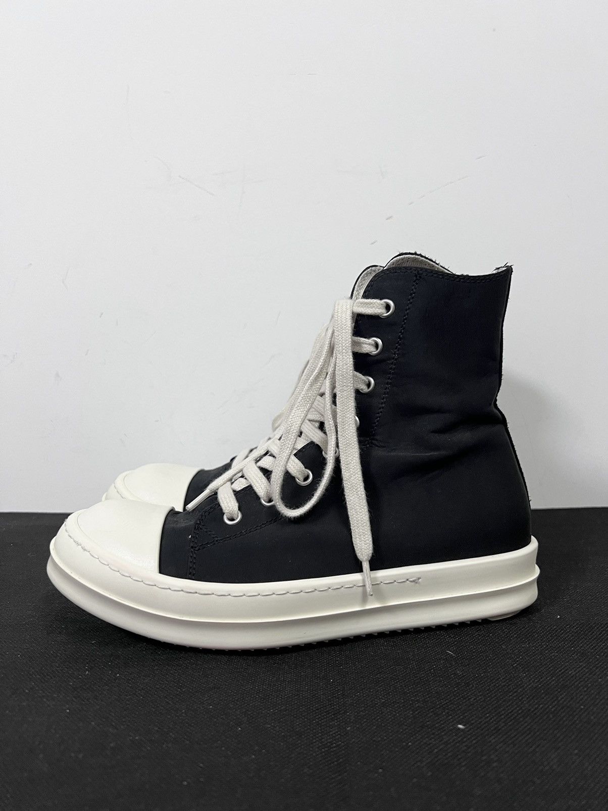 Rick owens drkshdw ss19 ramones high top sneakers