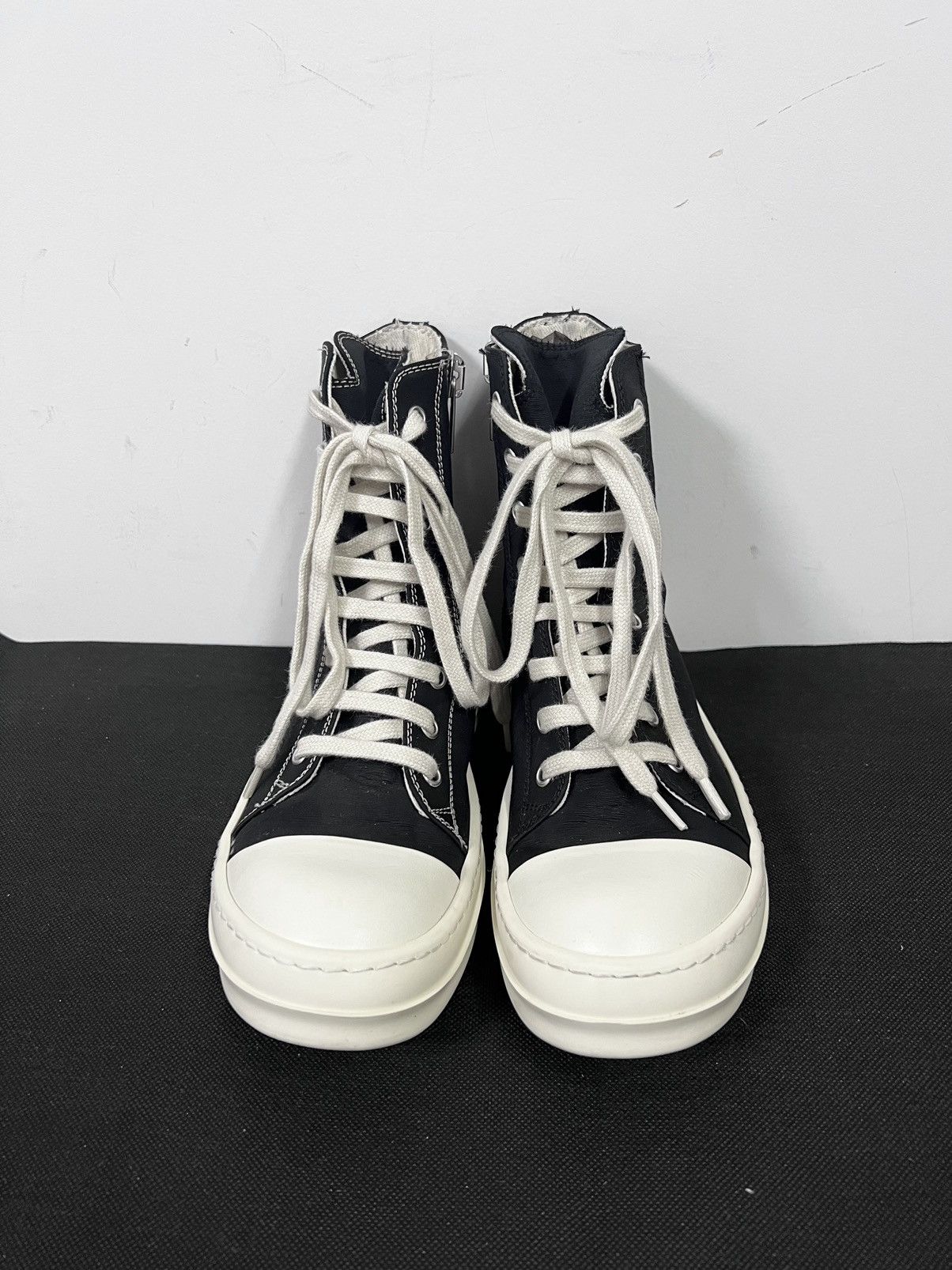 Rick Owens Drkshdw Rick owens drkshdw ss19 ramones high top sneakers Size US 7 / IT 37 - 3 Thumbnail