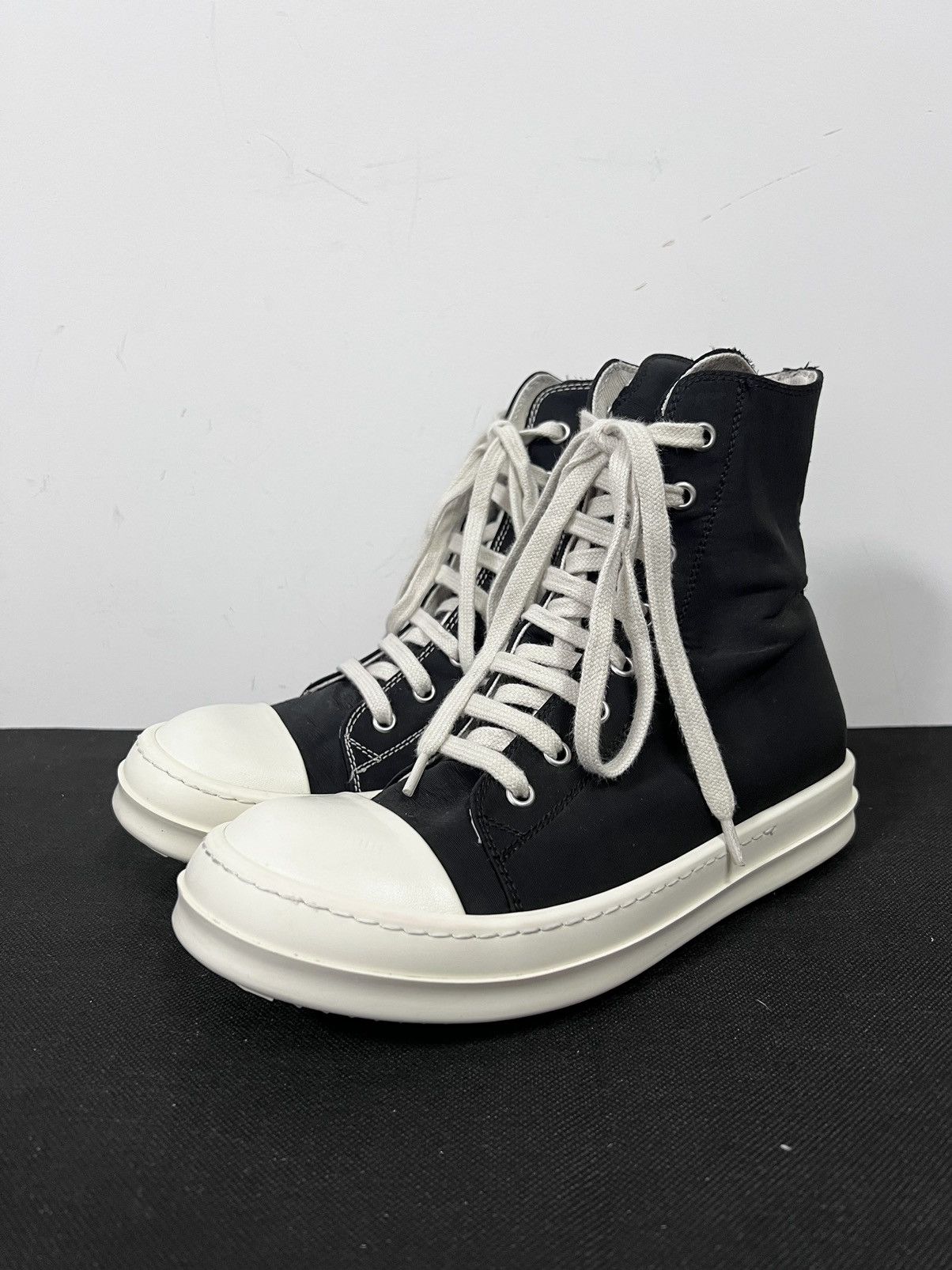 Rick Owens Drkshdw Rick owens drkshdw ss19 ramones high top sneakers Size US 7 / IT 37 - 1 Thumbnail