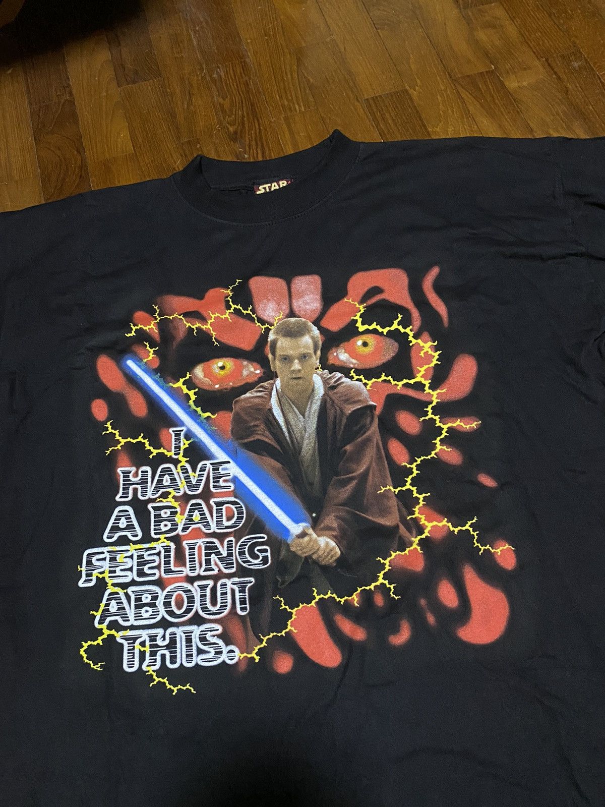 Star Wars × Vintage Vintage ‘99 Star Wars Episode 1 Obi Wan Darth Maul Tee Size US L / EU 52-54 / 3 - 1 Thumbnail