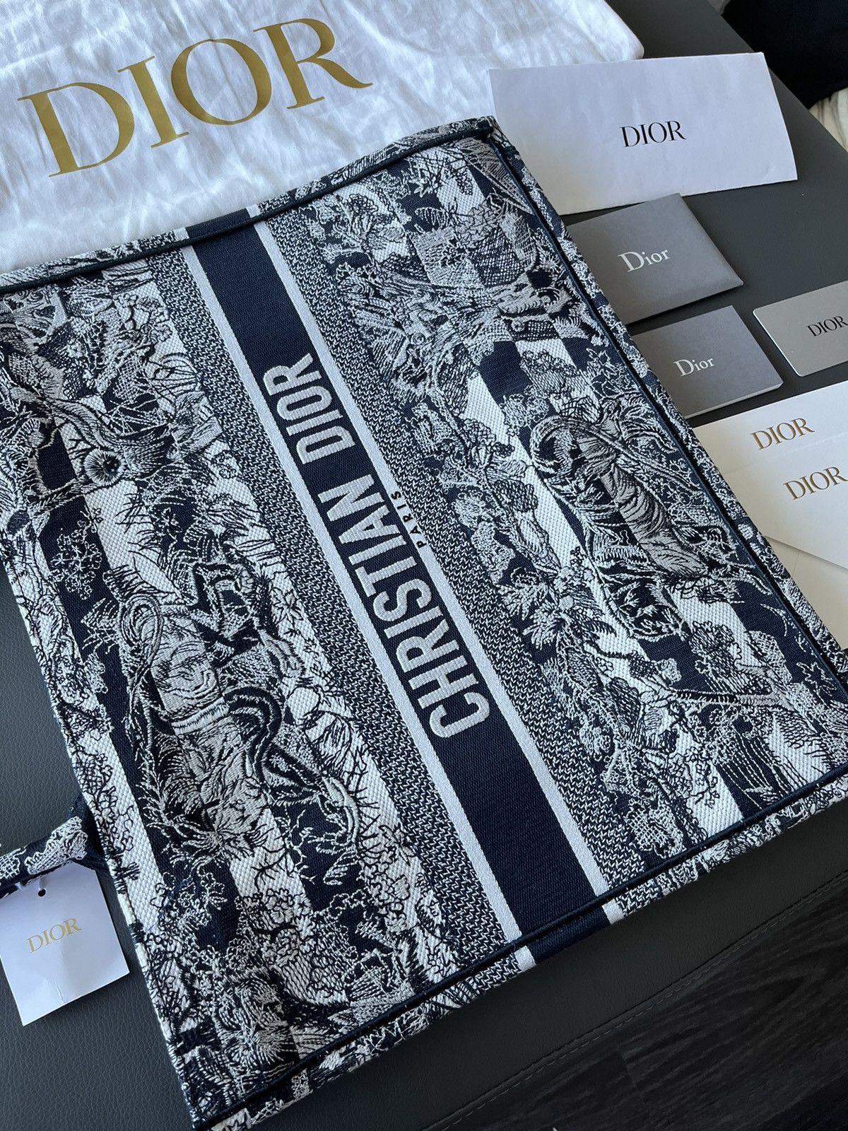 Dior Dior Book tote Runway Limited Edition Embroidery Book Tote Size ONE SIZE - 20 Thumbnail