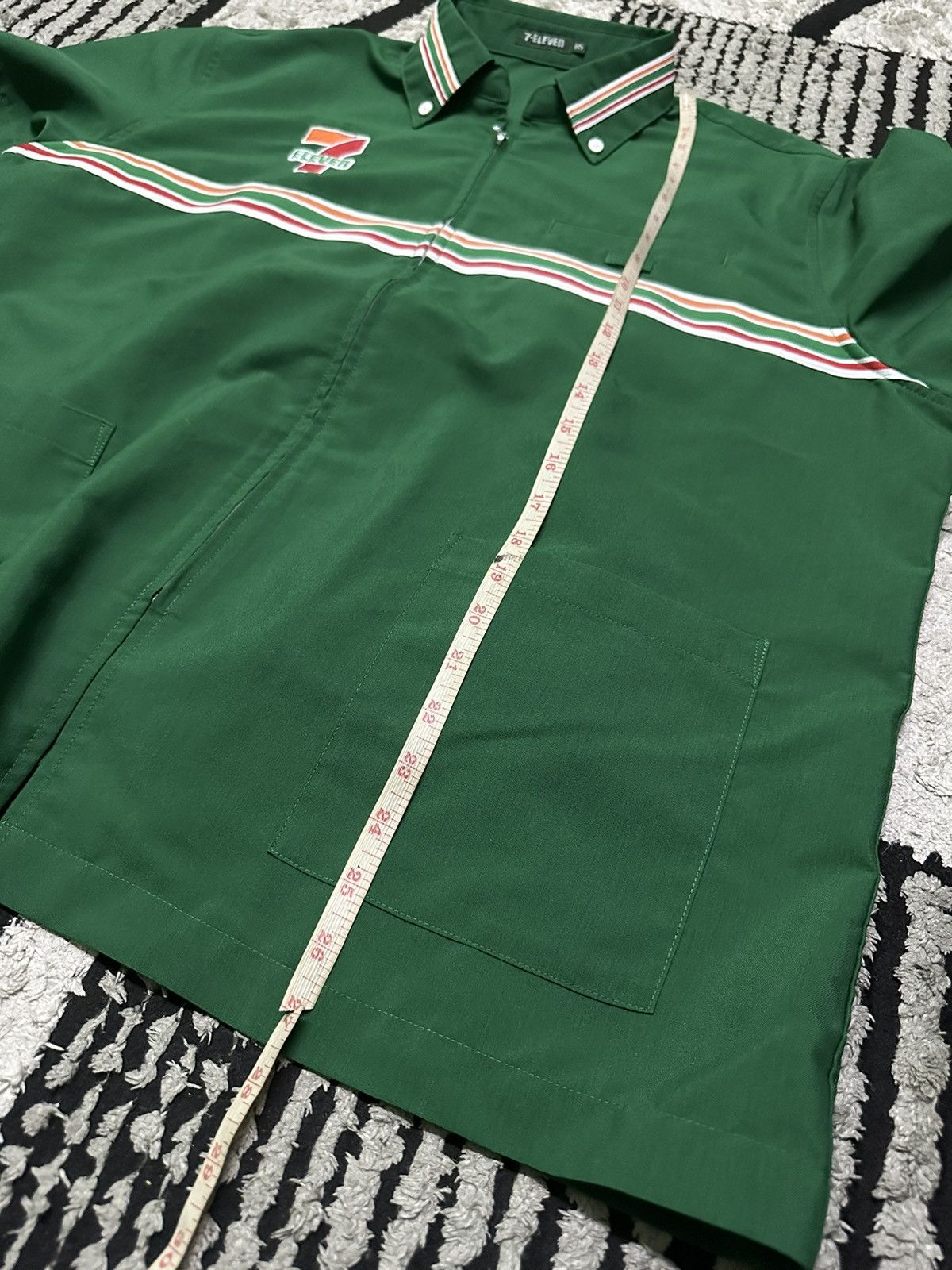 Japanese Brand × Uniform Wares × Vintage Vintage 7 eleven uniform zipper shirts Size US L / EU 52-54 / 3 - 5 Thumbnail