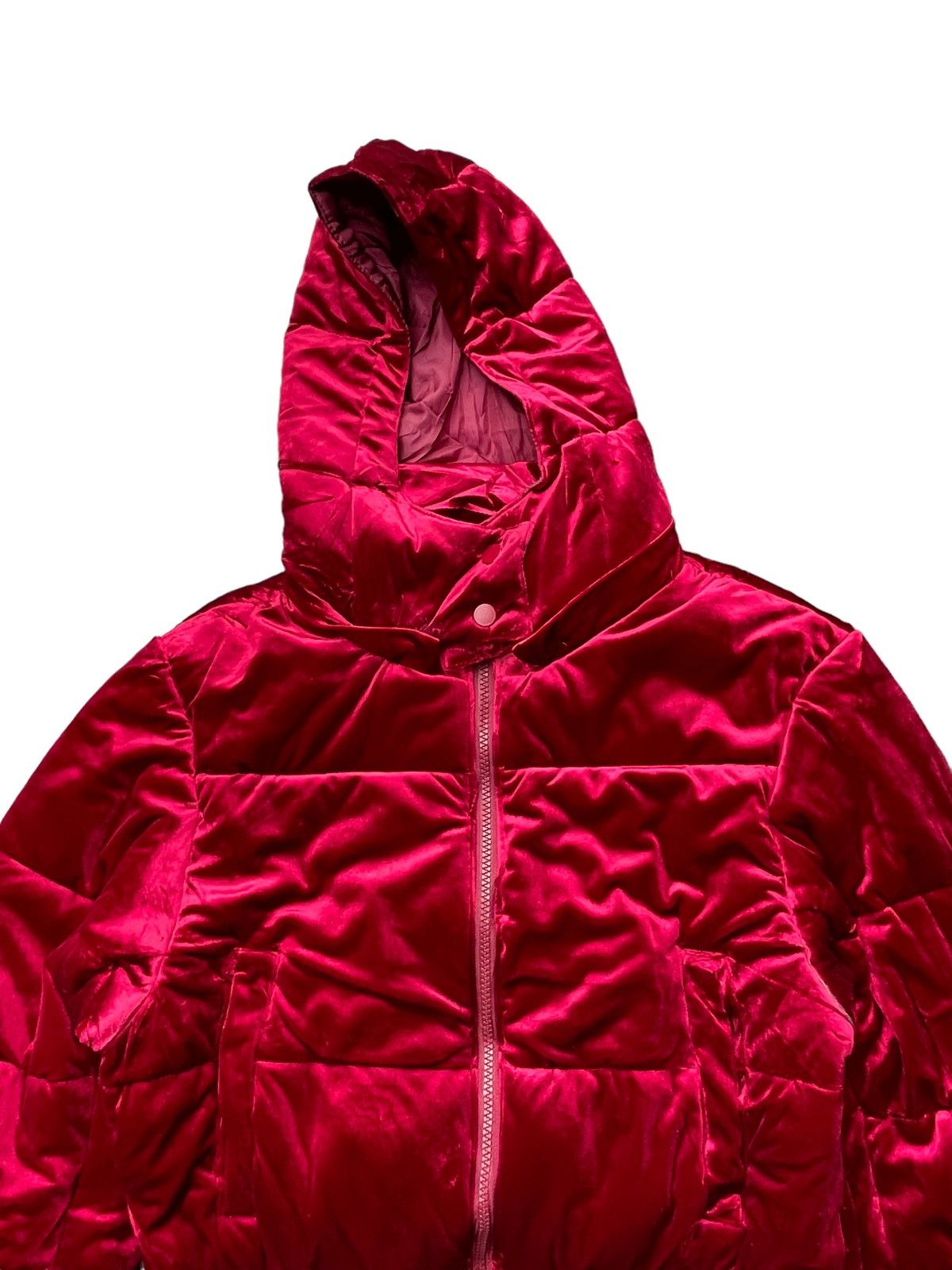 Japanese Brand Evris Velvet Puffer Jacket Size S / US 4 / IT 40 - 3 Thumbnail