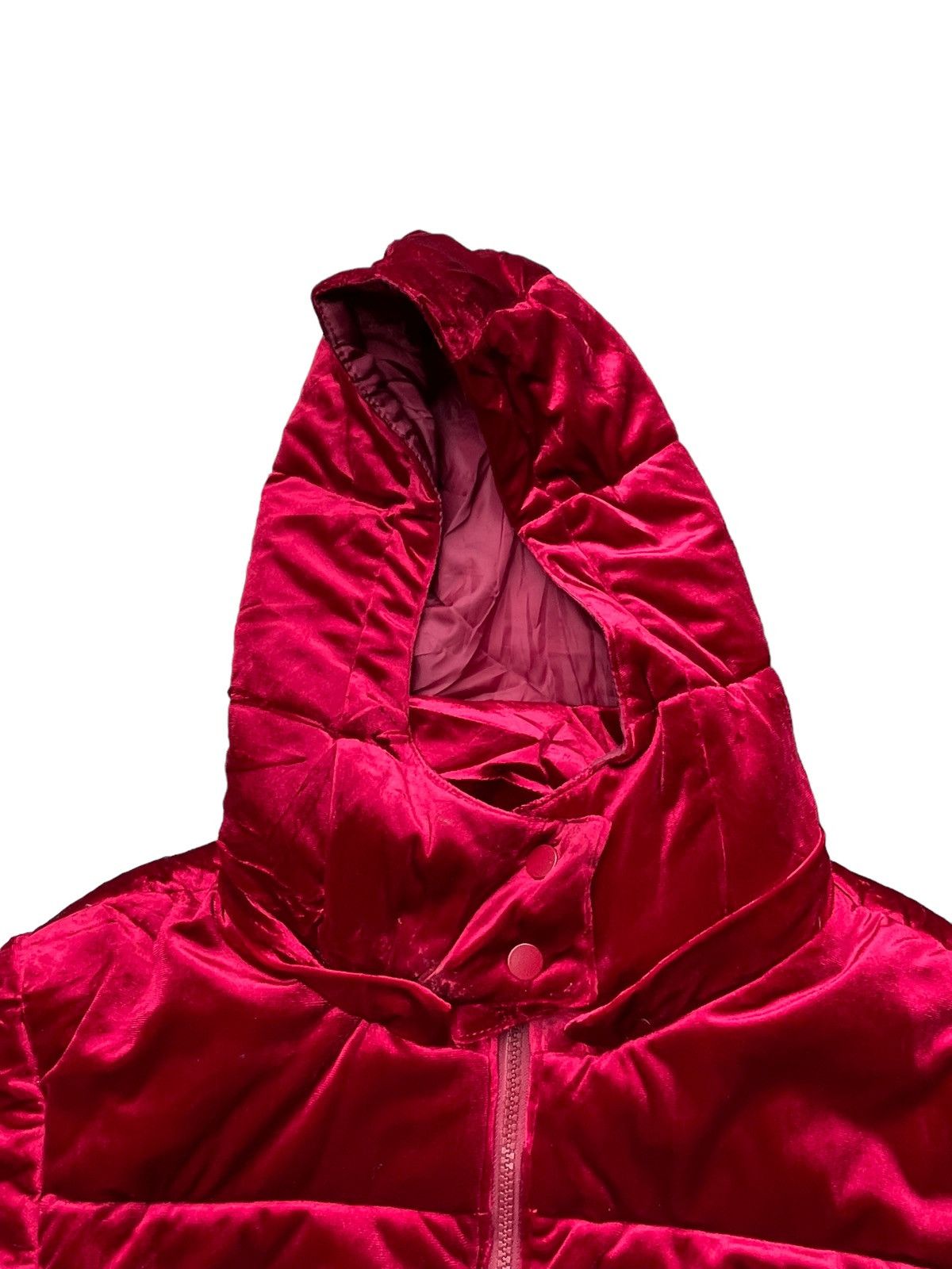 Japanese Brand Evris Velvet Puffer Jacket Size S / US 4 / IT 40 - 4 Thumbnail
