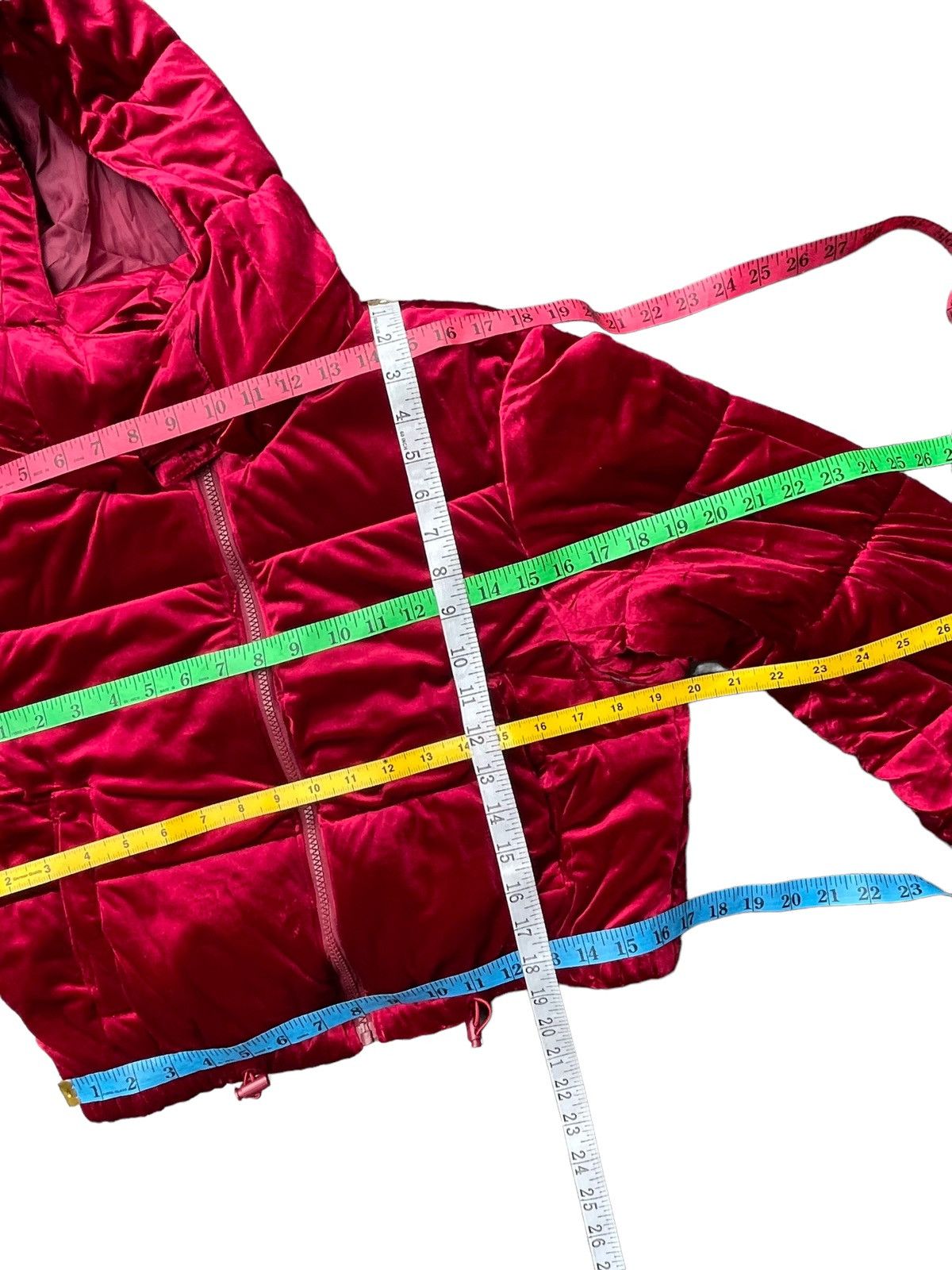 Japanese Brand Evris Velvet Puffer Jacket Size S / US 4 / IT 40 - 11 Thumbnail