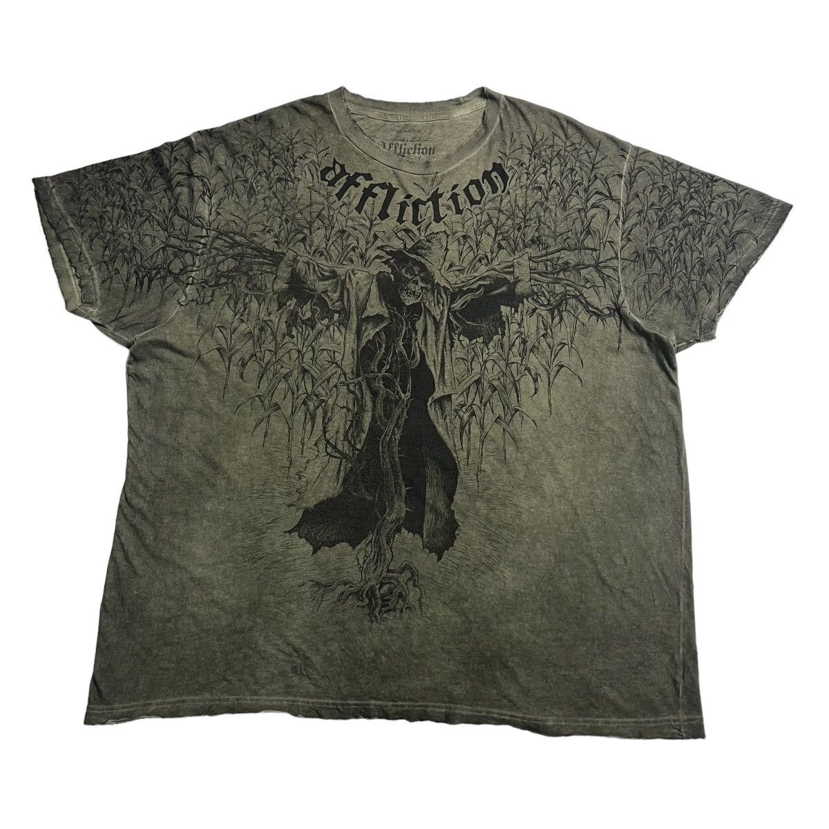 Affliction × Streetwear × Vintage RARE Affliction x Korn Signature 