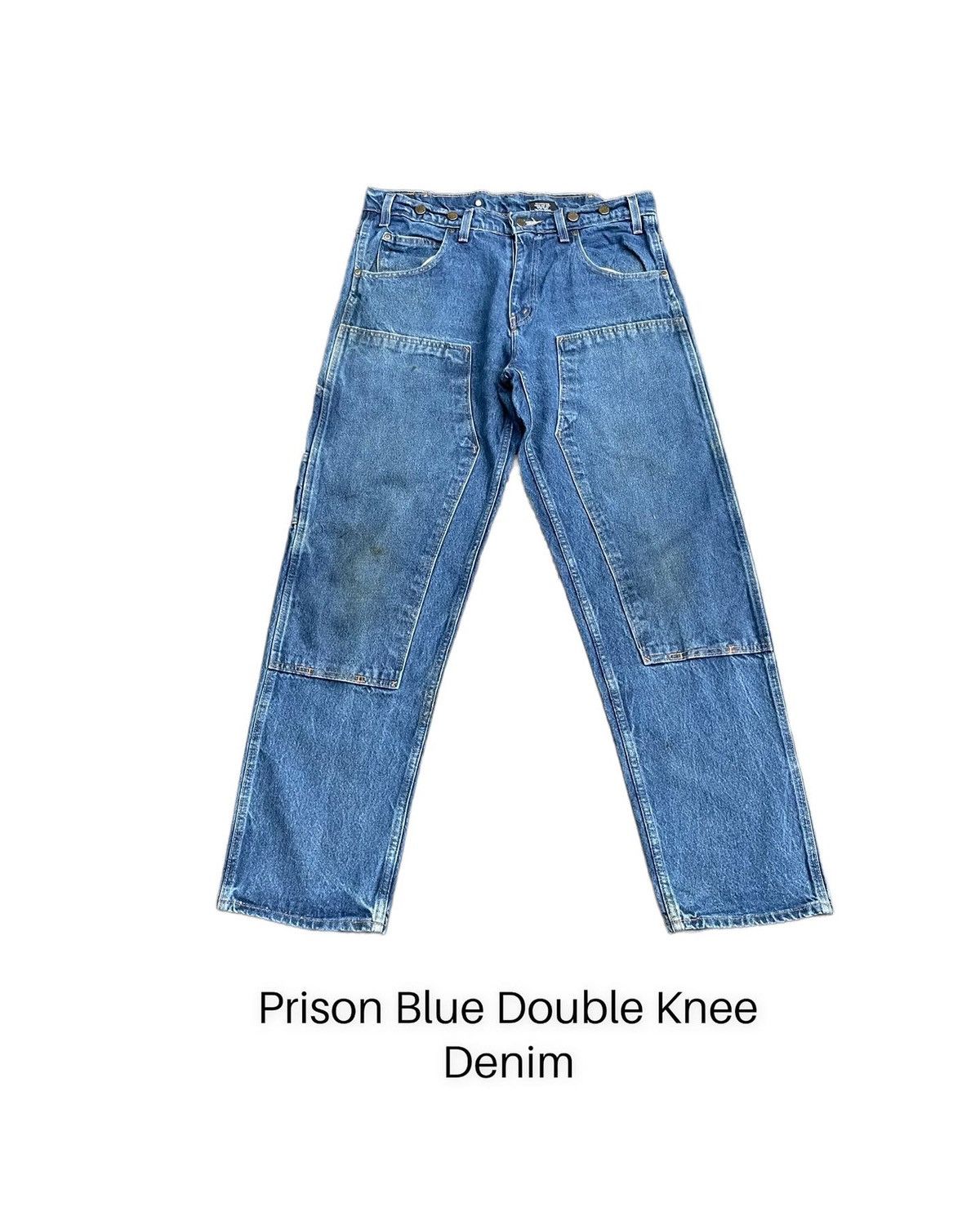 Vintage Prison Blues Double Knee Size US 36 / EU 52 - 1 Thumbnail