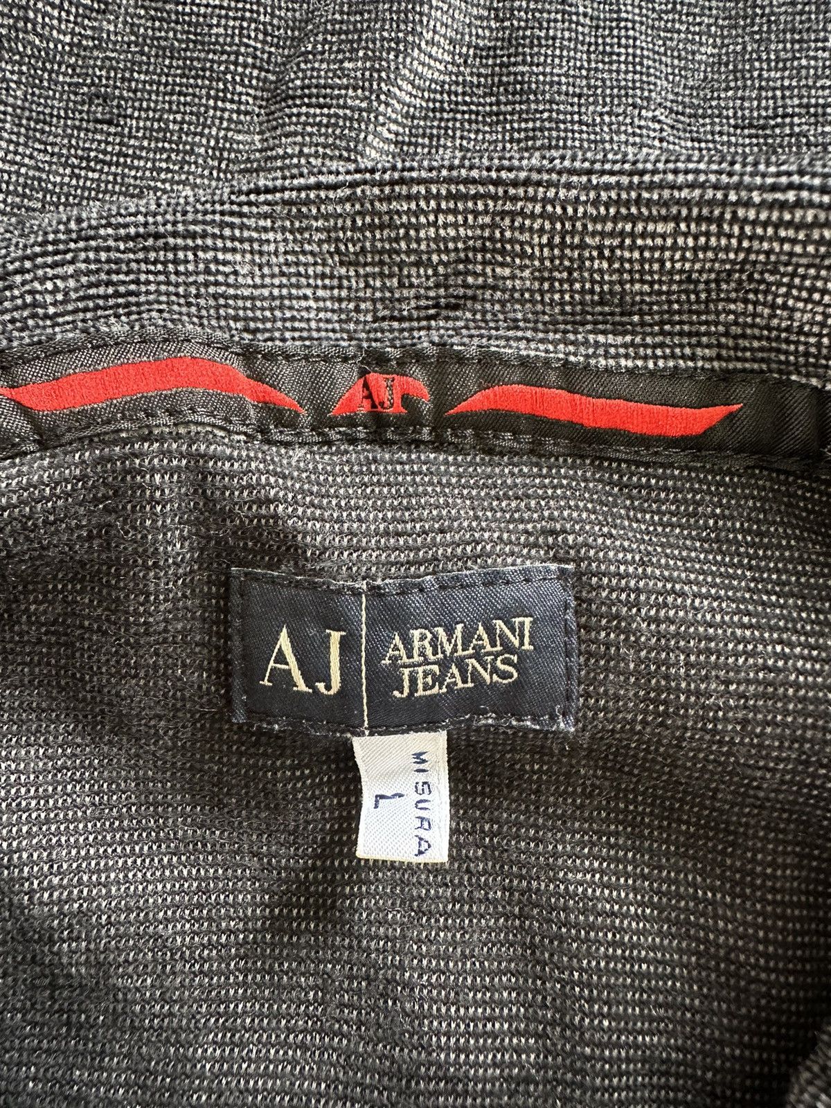 Giorgio Armani 2006 F/W Armani Jeans velour polo long sleeve Size US M / EU 48-50 / 2 - 7 Thumbnail