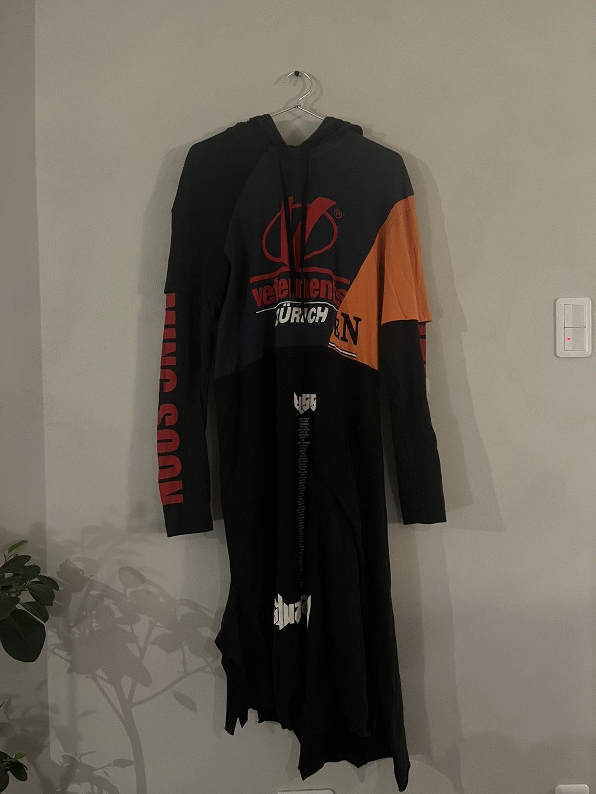 Vetements hoodie dress clearance