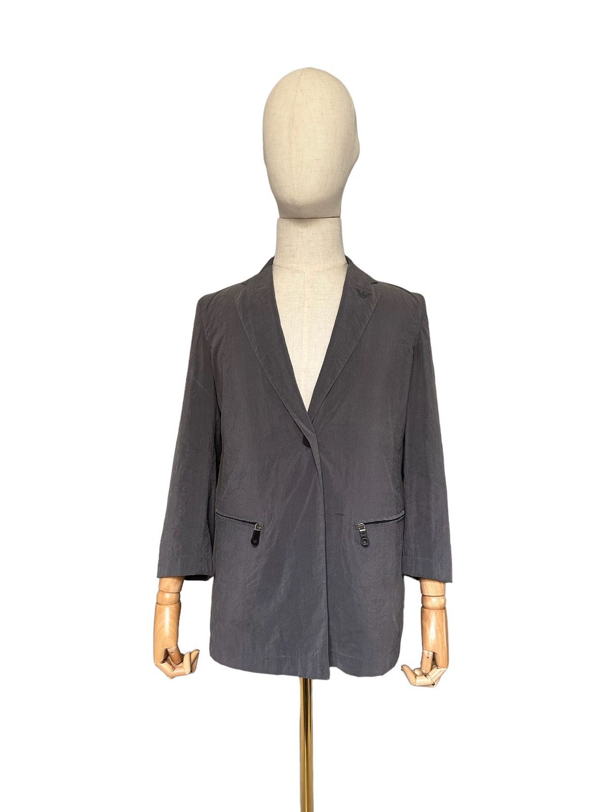 Emporio Armani 1990s Emporio Armani light nylon sport blazer Size US M / EU 48-50 / 2 - 8 Thumbnail