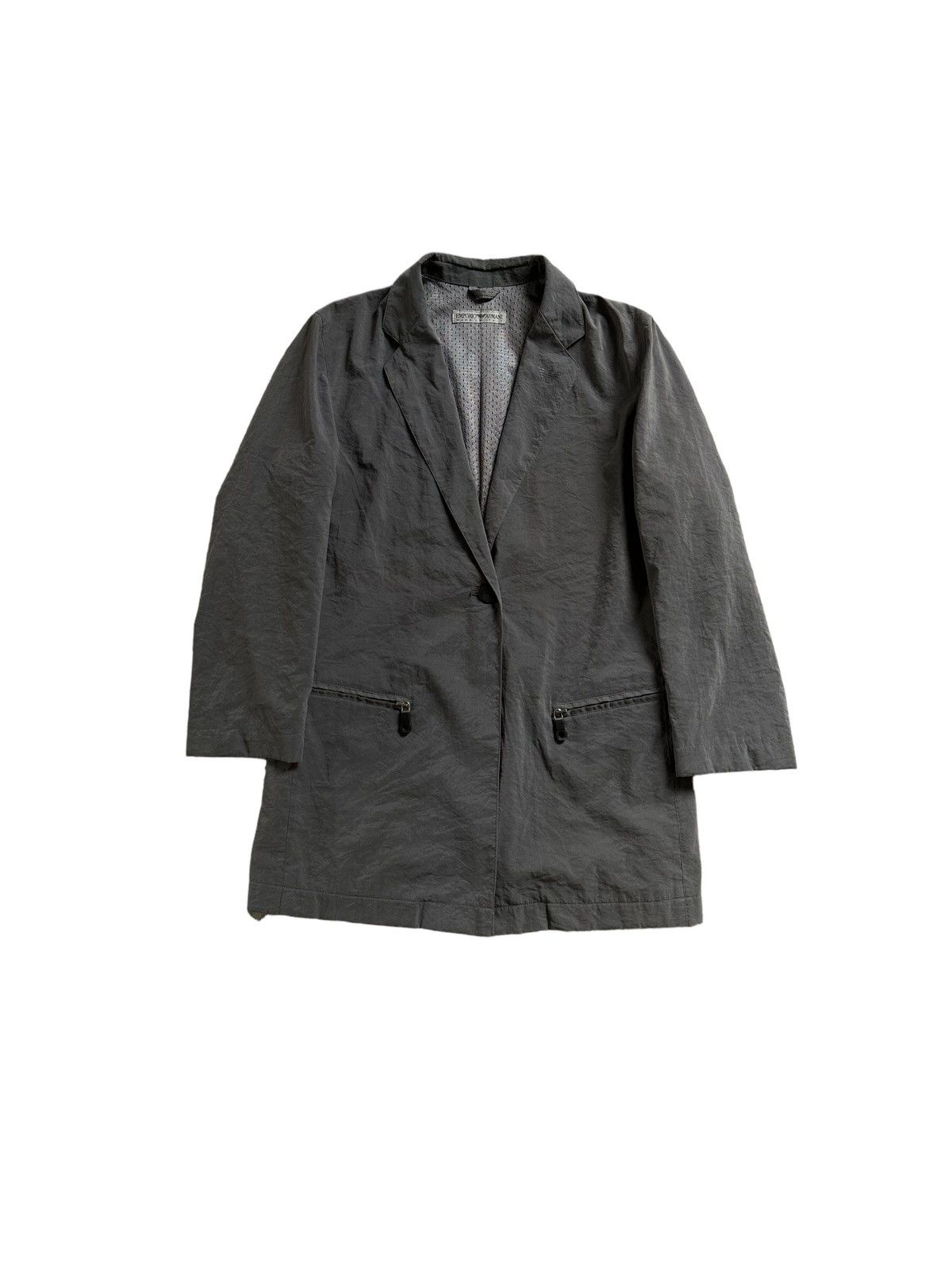 Emporio Armani 1990s Emporio Armani light nylon sport blazer Size US M / EU 48-50 / 2 - 1 Thumbnail