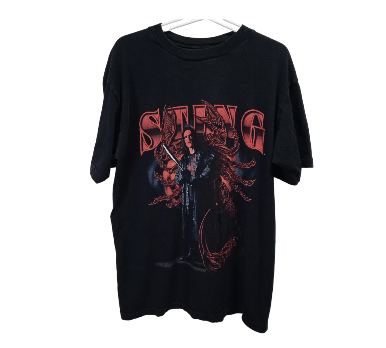 WWE Vintage 90s WCW Sting Wolfpack T-Shirt Size US L / EU 52-54 / 3 - 1 Thumbnail