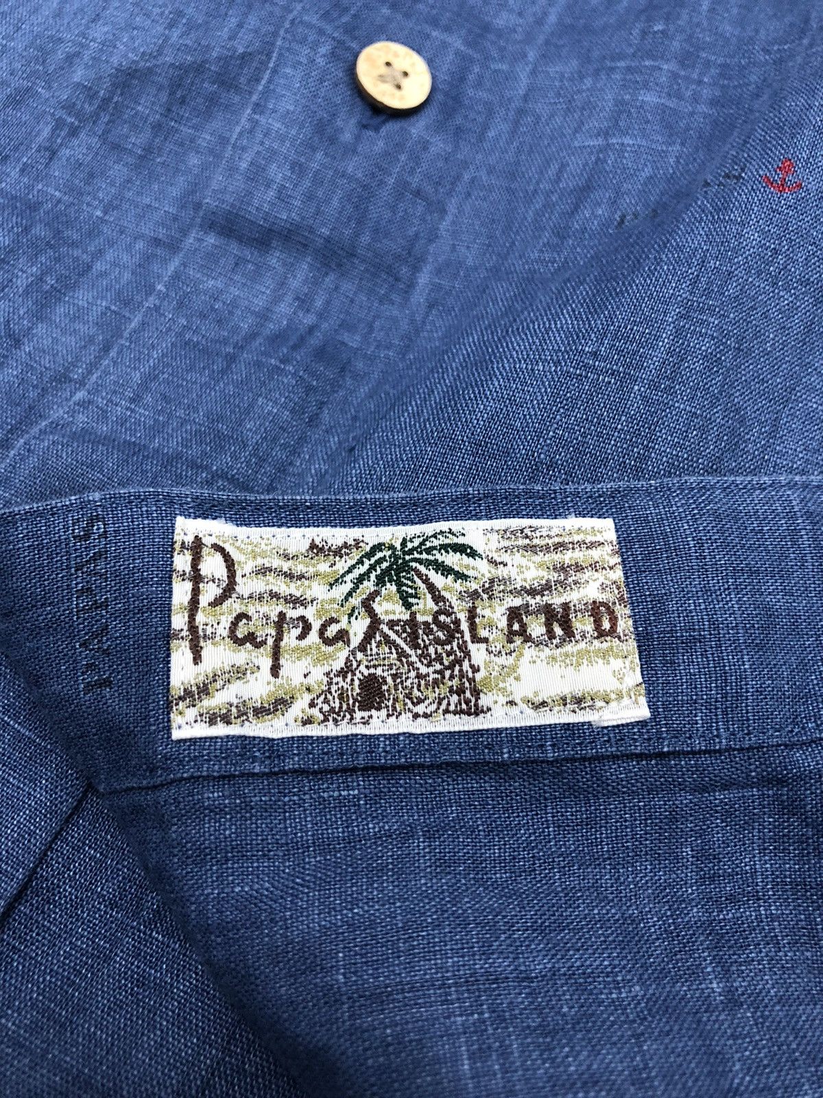 Mademoiselle Non Non 🔥Grail🔥Papas 30th Anniversary Linen boxy shirt Size US L / EU 52-54 / 3 - 9 Thumbnail