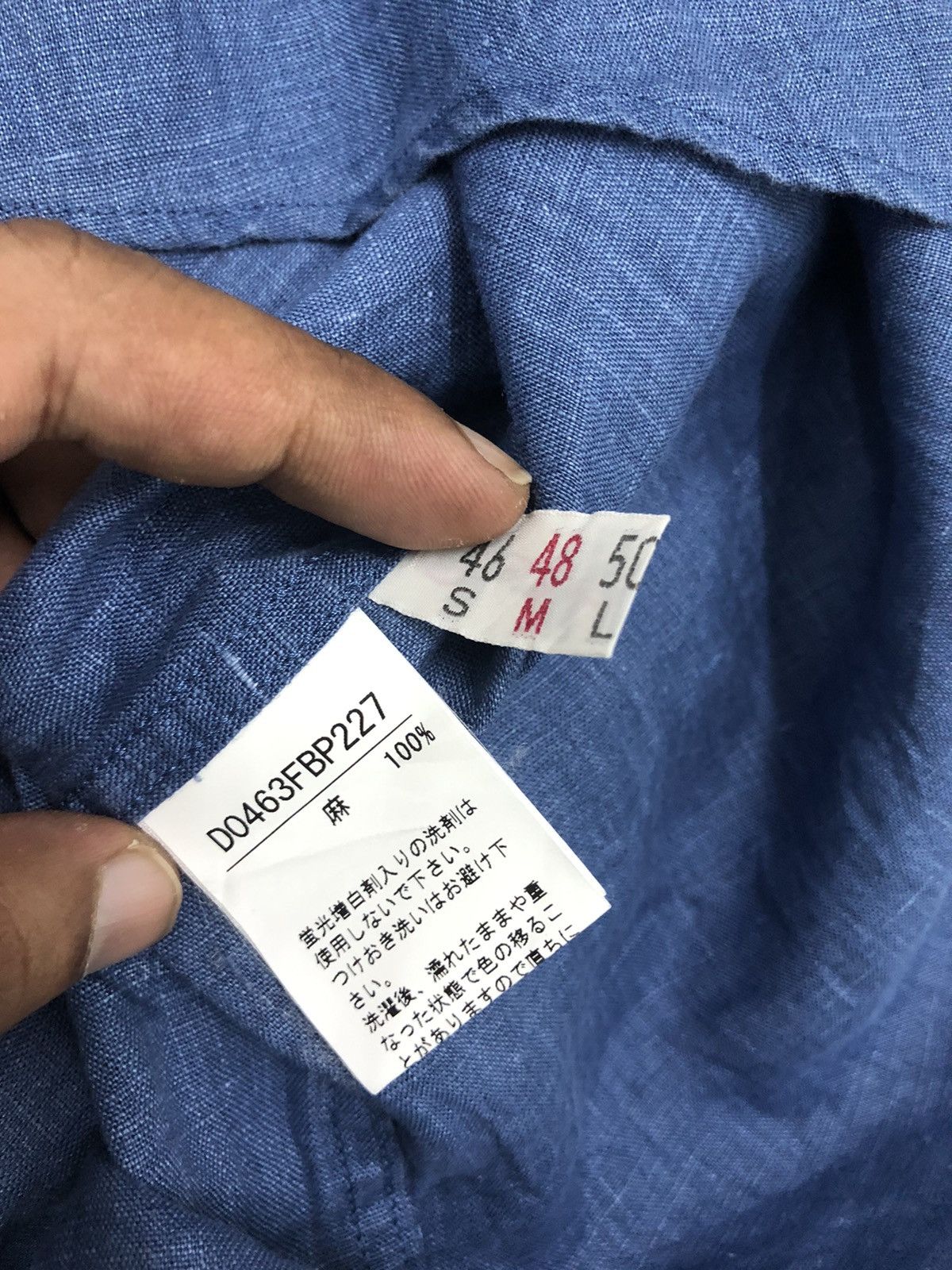 Mademoiselle Non Non 🔥Grail🔥Papas 30th Anniversary Linen boxy shirt Size US L / EU 52-54 / 3 - 8 Thumbnail