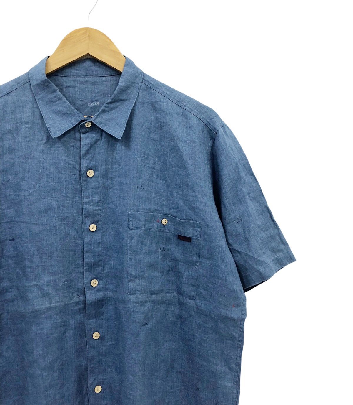 Mademoiselle Non Non 🔥Grail🔥Papas 30th Anniversary Linen boxy shirt Size US L / EU 52-54 / 3 - 4 Thumbnail