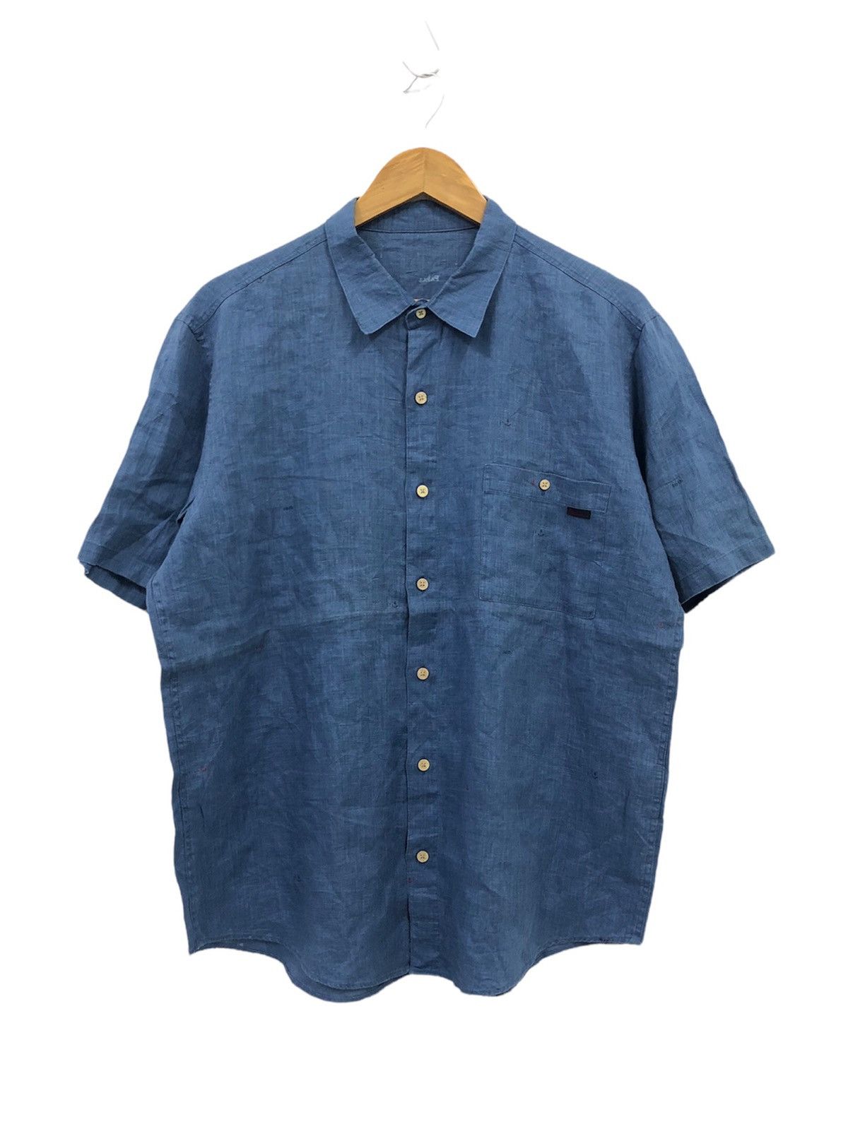 Mademoiselle Non Non 🔥Grail🔥Papas 30th Anniversary Linen boxy shirt Size US L / EU 52-54 / 3 - 6 Thumbnail