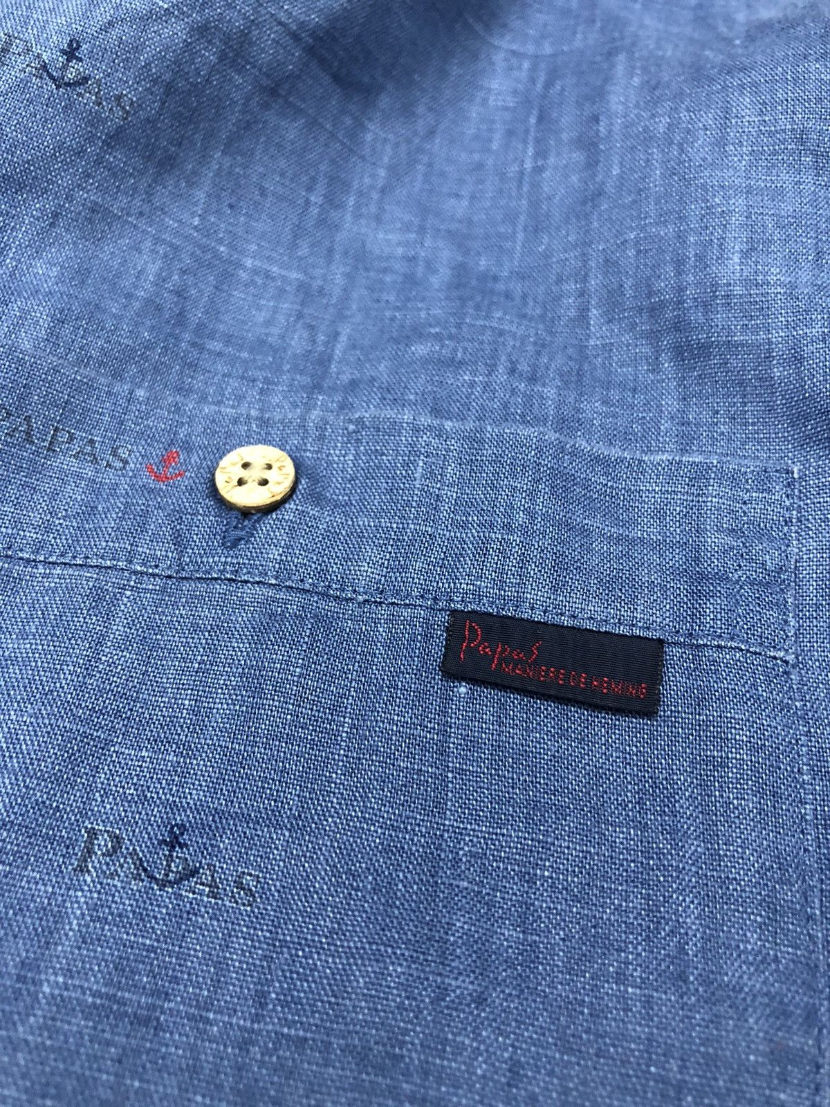 Mademoiselle Non Non 🔥Grail🔥Papas 30th Anniversary Linen boxy shirt Size US L / EU 52-54 / 3 - 10 Thumbnail