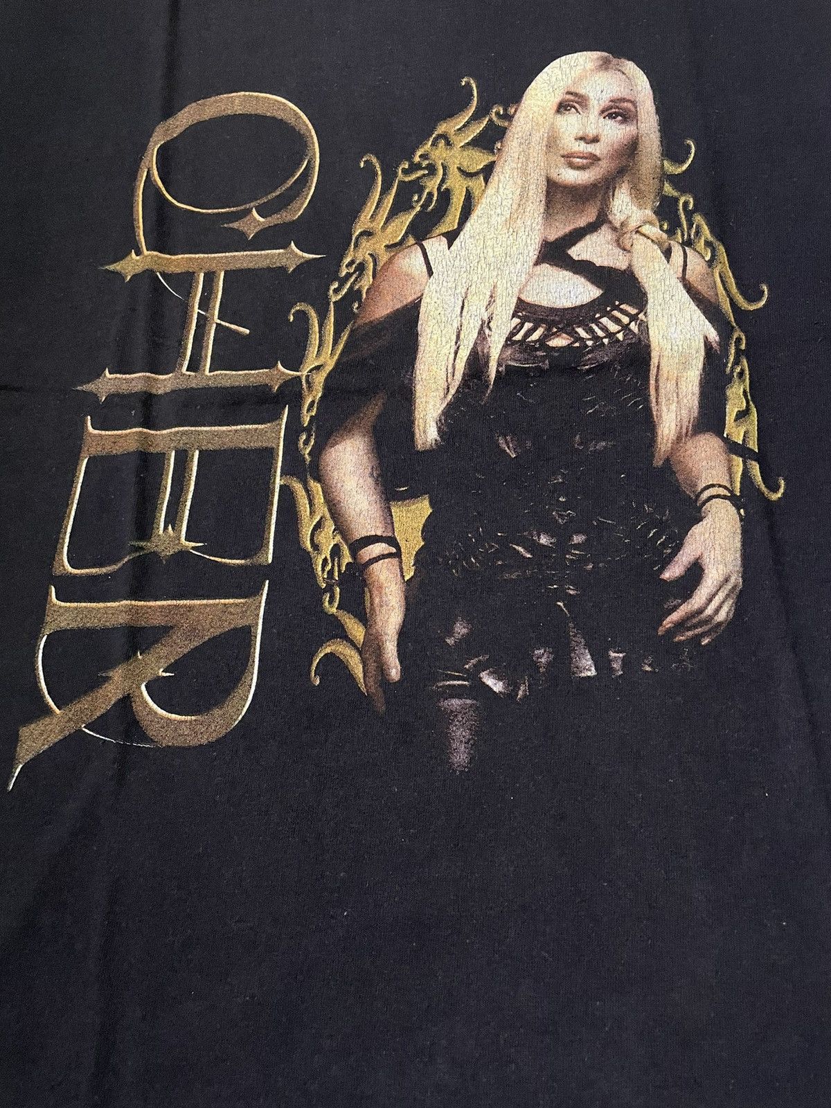 Band Tees × Vintage Vintage Y2K Solo Singer Cher Farewell Tour 2003 T-Shirt Size US L / EU 52-54 / 3 - 3 Thumbnail