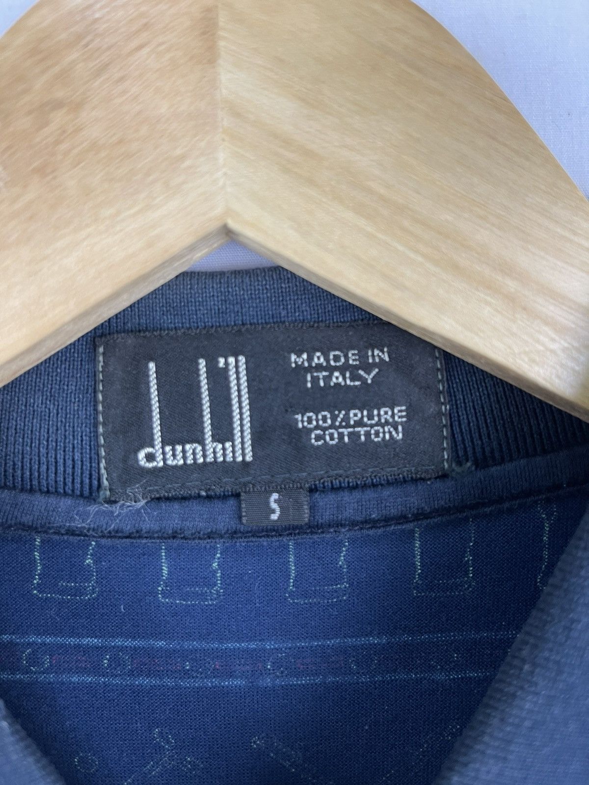Alfred Dunhill × Vintage Vintage Alfred Dunhill Golf Polo shirt Navy Size US S / EU 44-46 / 1 - 5 Thumbnail