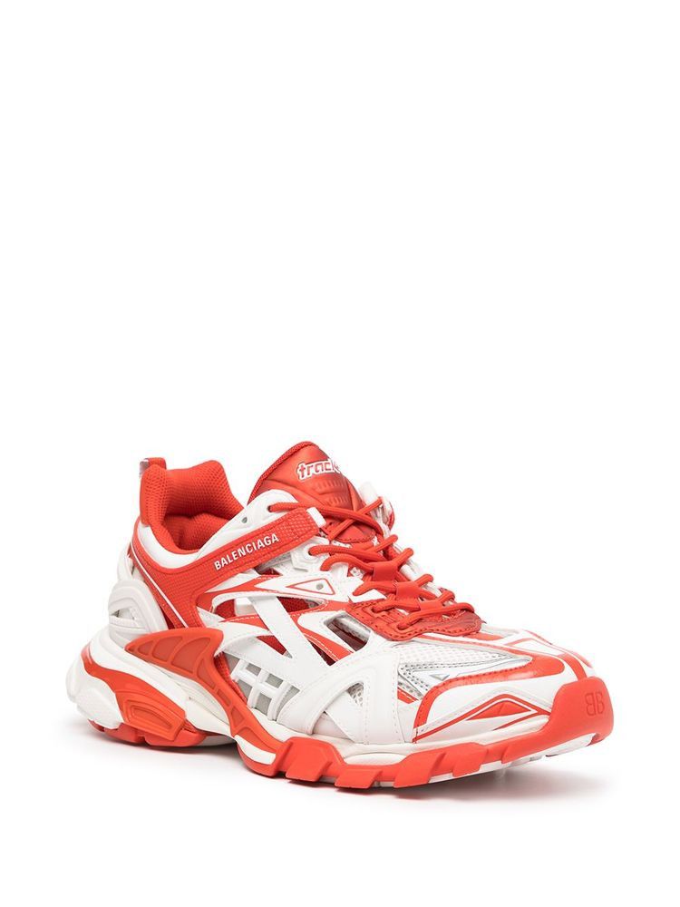 o1s1rm0423 Men's Track 2.0 sneakers in White/Red