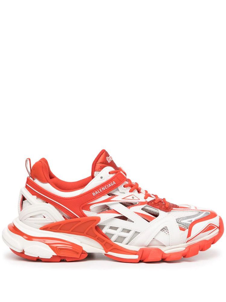 o1s1rm0423 Men's Track 2.0 sneakers in White/Red